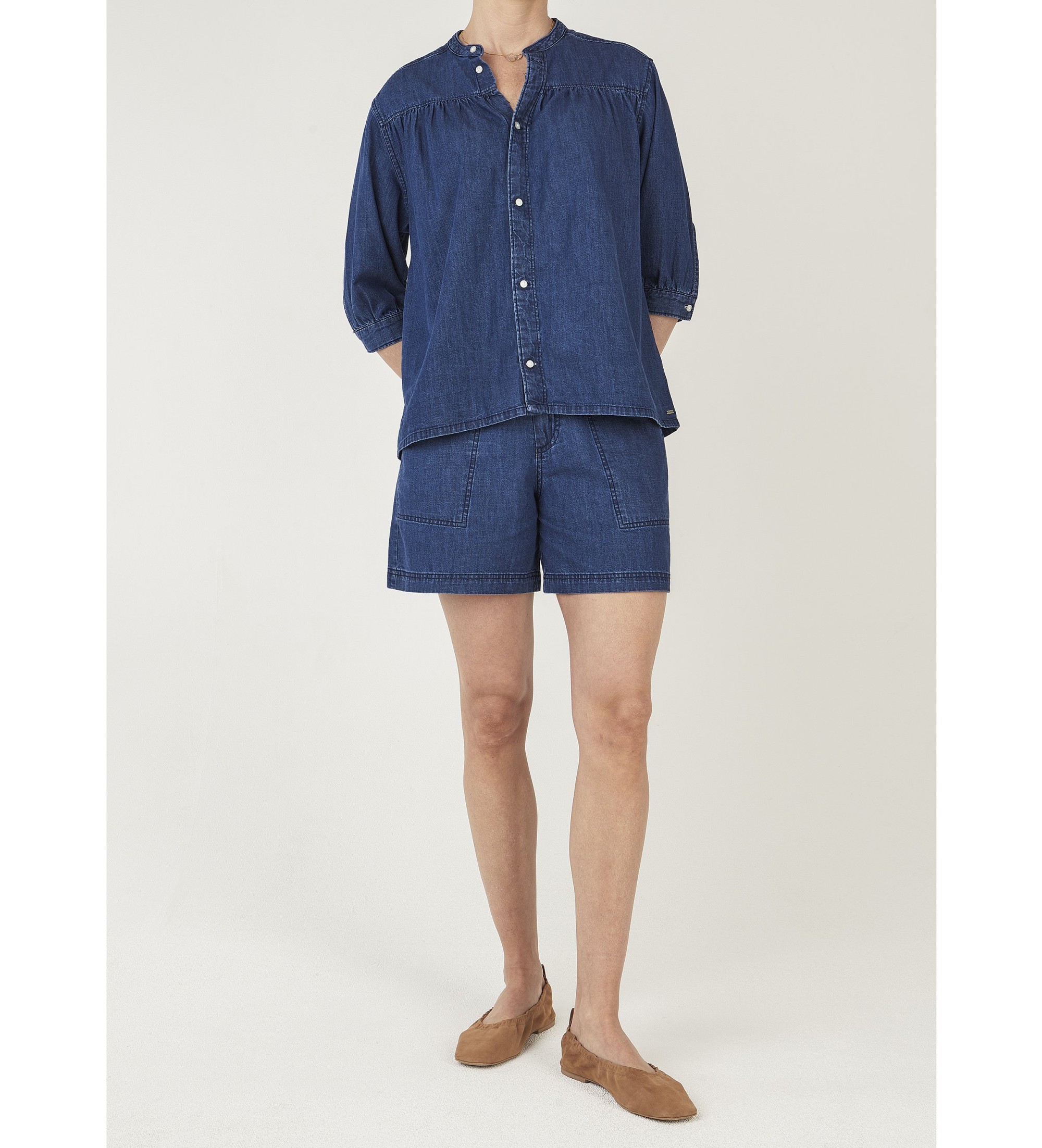 Pepe Jeans für Damen. PL8000041 Entspannte Shorts blau (25), Lässig, Baumwolle