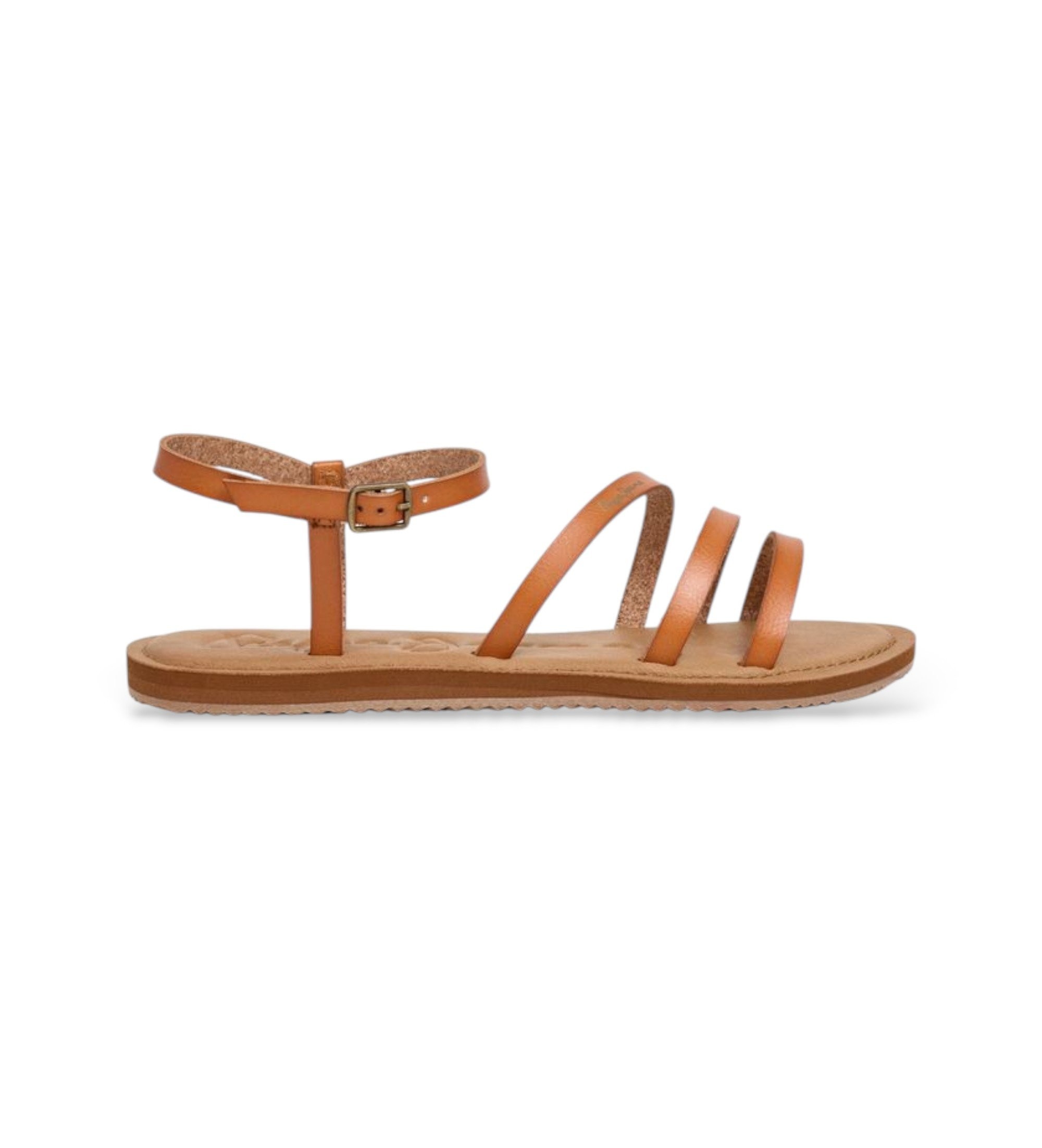 Pepe Jeans für Damen. PLS700018 Sandalen Rio Sandmarron (37), Braun, Wohnung, Schnalle, Lässig