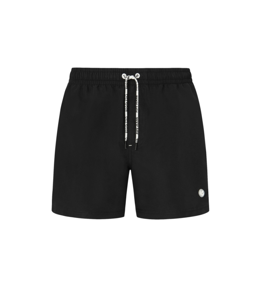 Pepe Jeansvoor mannen. PMB10395 Zwart rubberen zwempak (S), Strandkleding, Polyester