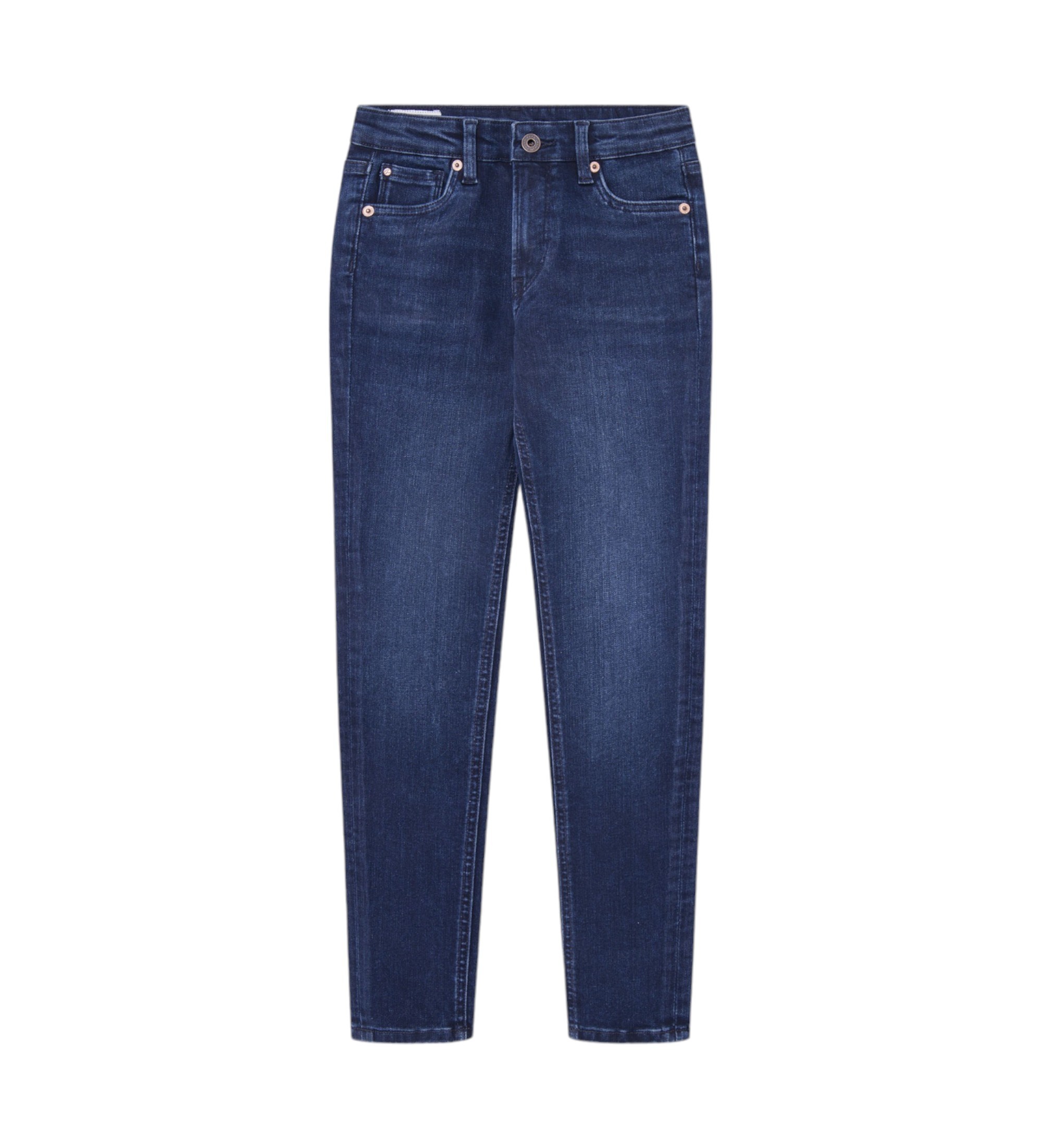 Pepe Jeans für Mädchen. PG201675CR8 Blaue Skinny-Jeans (8años= 128cm), Lässig, Baumwolle, Denim, Kinderbekleidung
