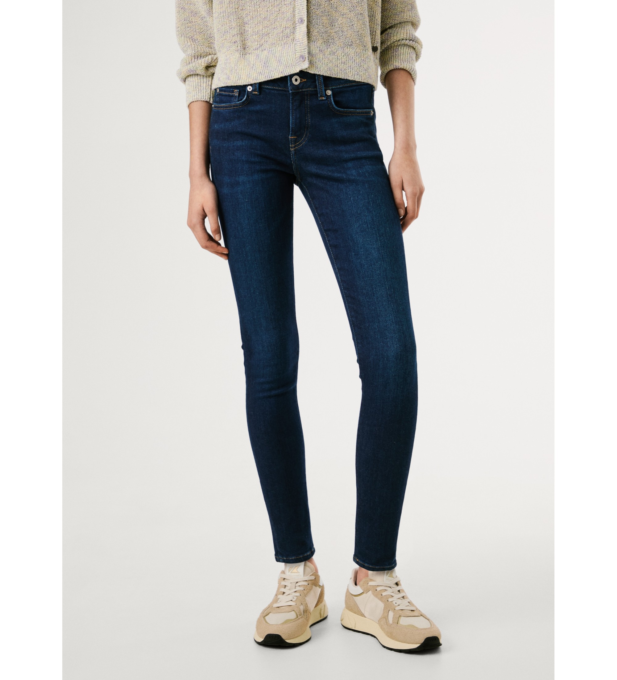 Pepe Jeans für Damen. PL2045836FA Jeans Skinny Jeans Soho navy (29/30), Lässig, Baumwolle, Denim, Marine