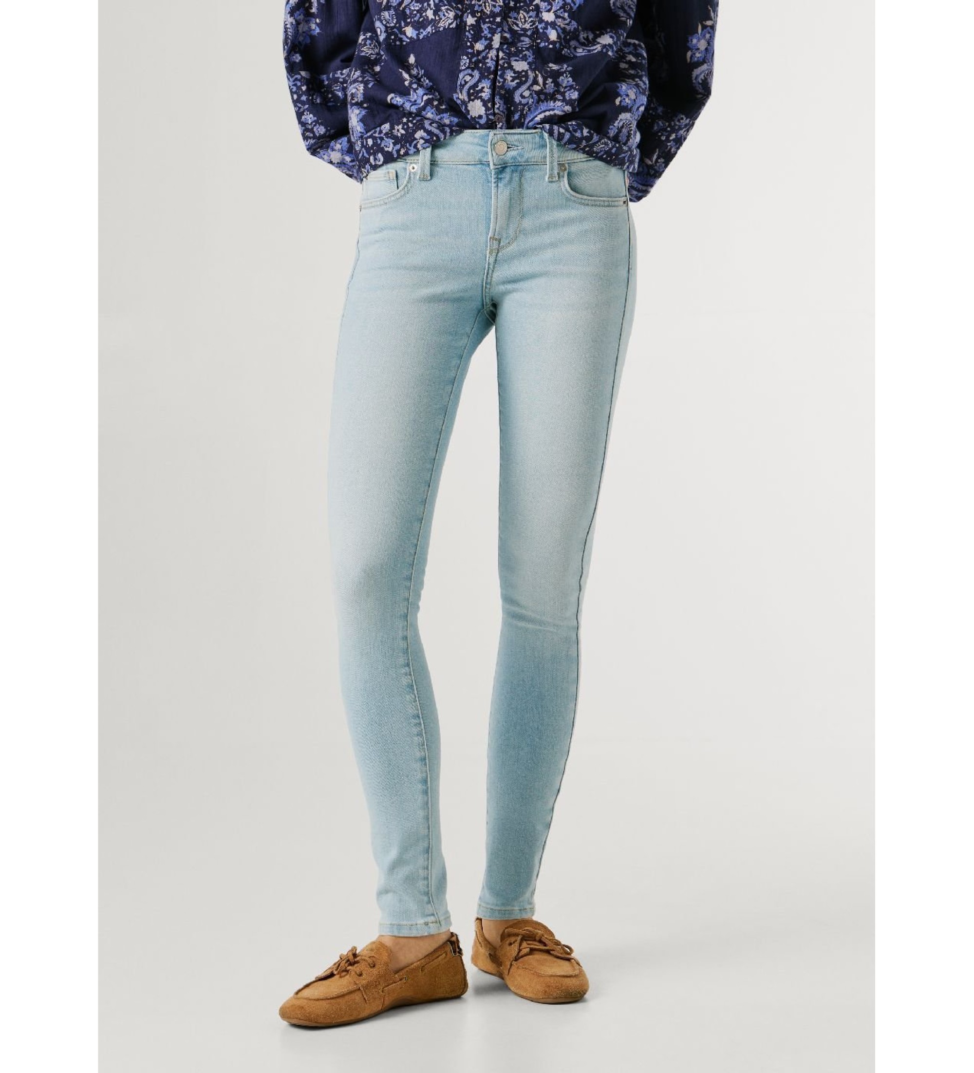 Pepe Jeans für Damen. PL20458382AB Jeans Skinny Soho blau (30/32), Lässig, Baumwolle, Denim