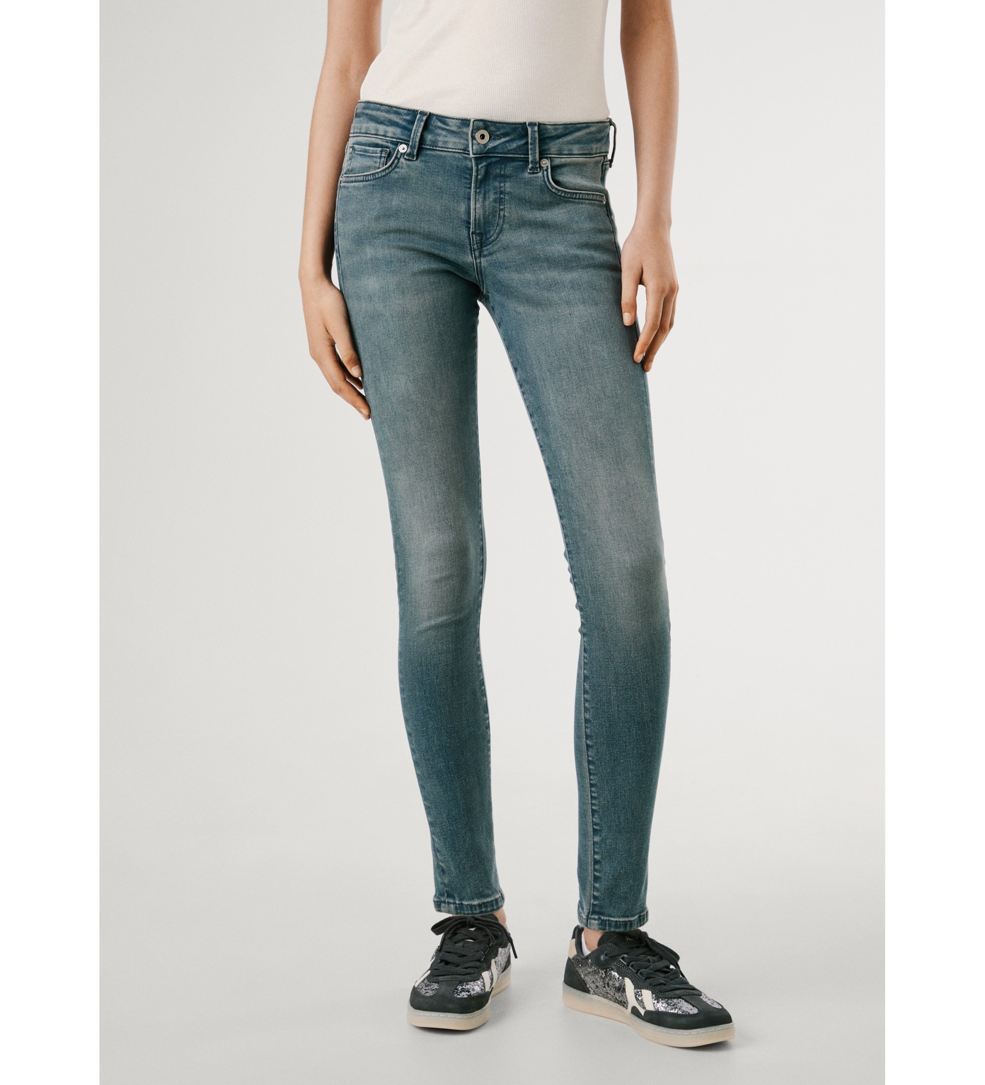 Pepe Jeans für Damen. PL2045838AD Jeans Skinny Soho blau (27/30), Lässig, Baumwolle, Denim