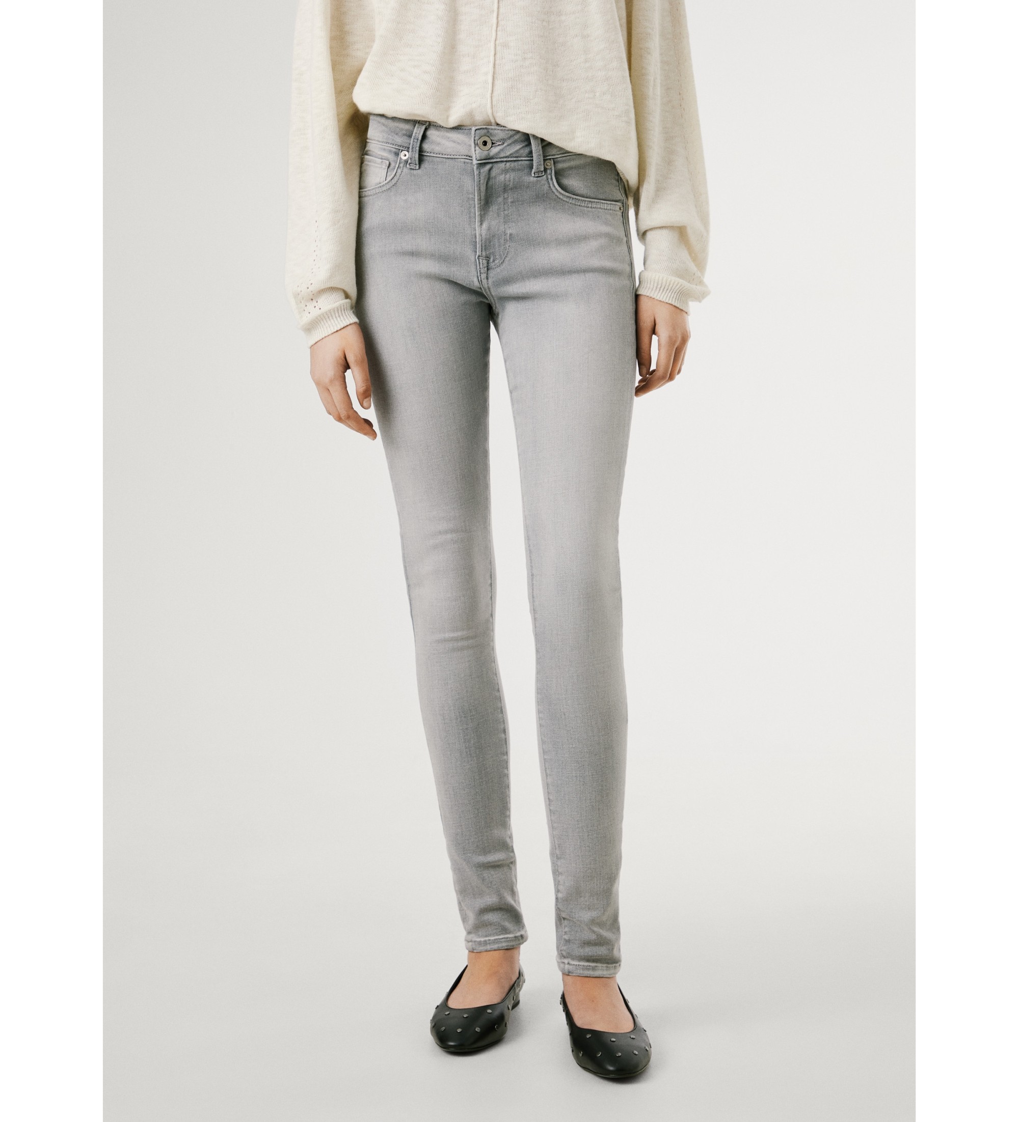 Pepe Jeans für Damen. PL2047288AA Jeans Skinny Regent grau (32/30), Lässig, Baumwolle, Denim
