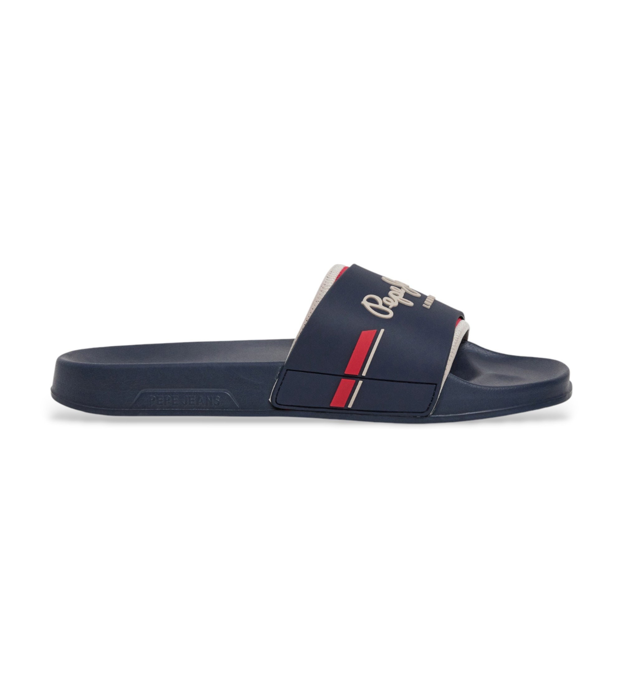 Pepe Jeans für Herren. PMS700019 Sandalen Glam navy (43), Wohnung, Keine, Strandbekleidung, Marine