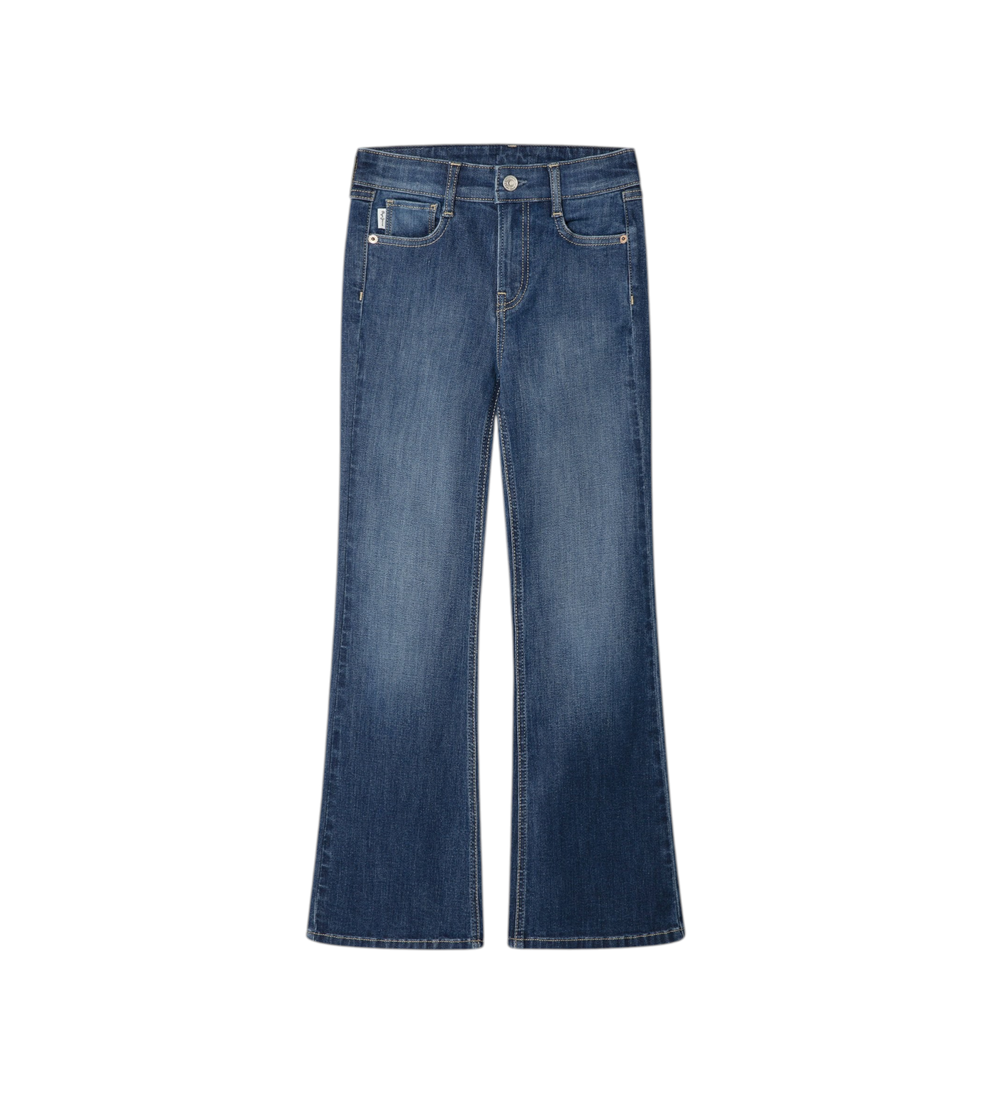 Pepe Jeans für Mädchen. PG20000124SB Jeans Slim Willa blau (8años= 128cm), Lässig, Baumwolle, Denim, Kinderbekleidung