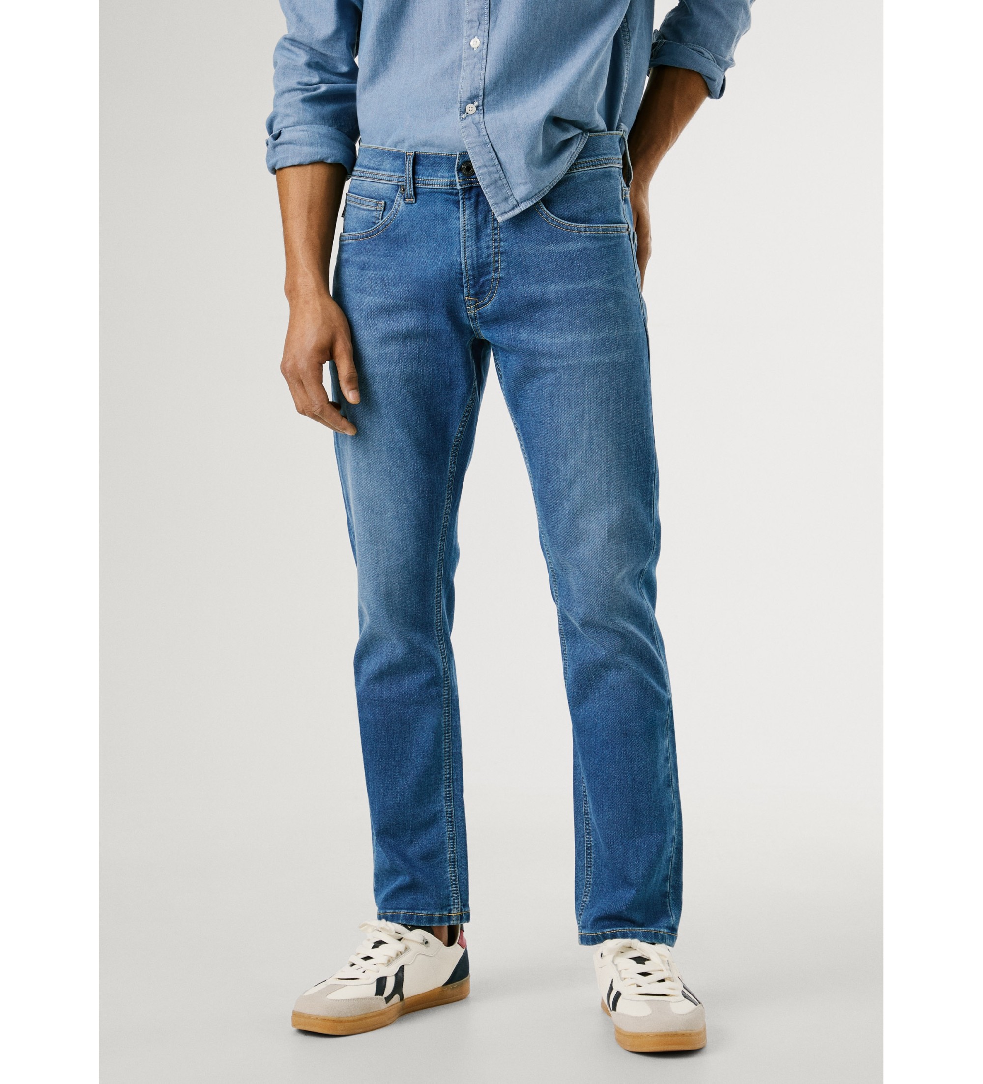 Pepe Jeans für Herren. PM2073894AG Gymdigo Slim Jeans blau (29/30), Lässig, Baumwolle, Denim