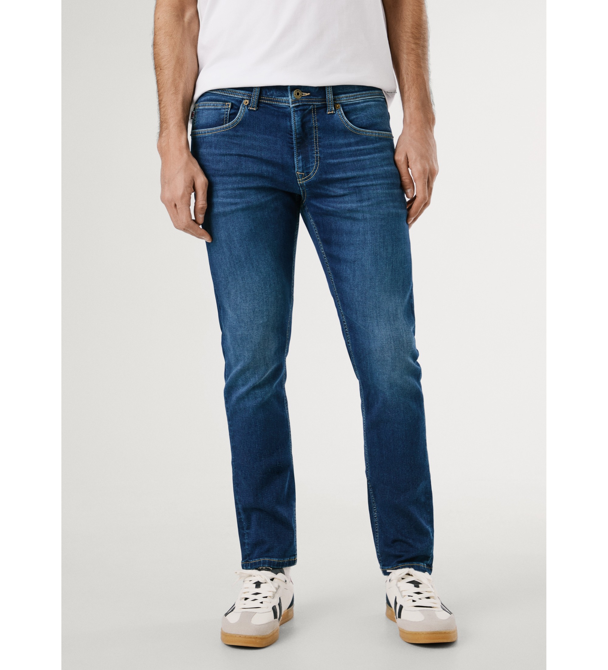 Pepe Jeans für Herren. PM2073895AG Gymdigo Track Slim Jeans blau (31/30), Lässig, Baumwolle, Denim
