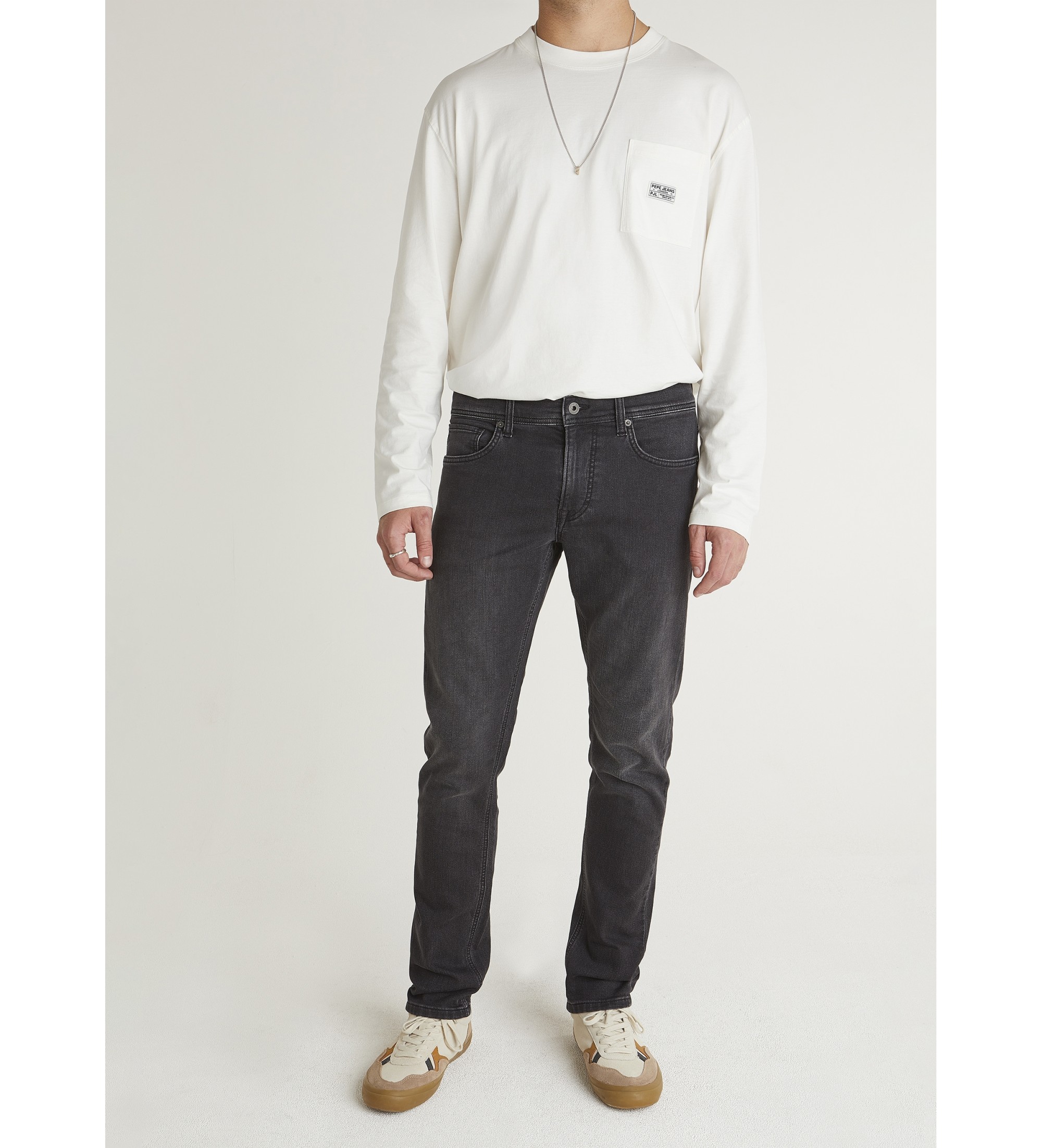 Pepe Jeans für Herren. PM20738989FG Gymdigo Slim Jeans schwarz (40/30), Lässig, Polyester