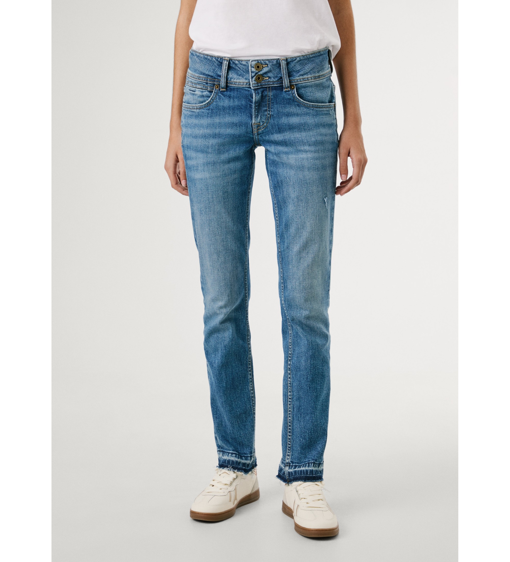 Pepe Jeans für Damen. PL2047294WB Jeans Slim Lw Venus blau (30/30), Lässig, Baumwolle, Denim