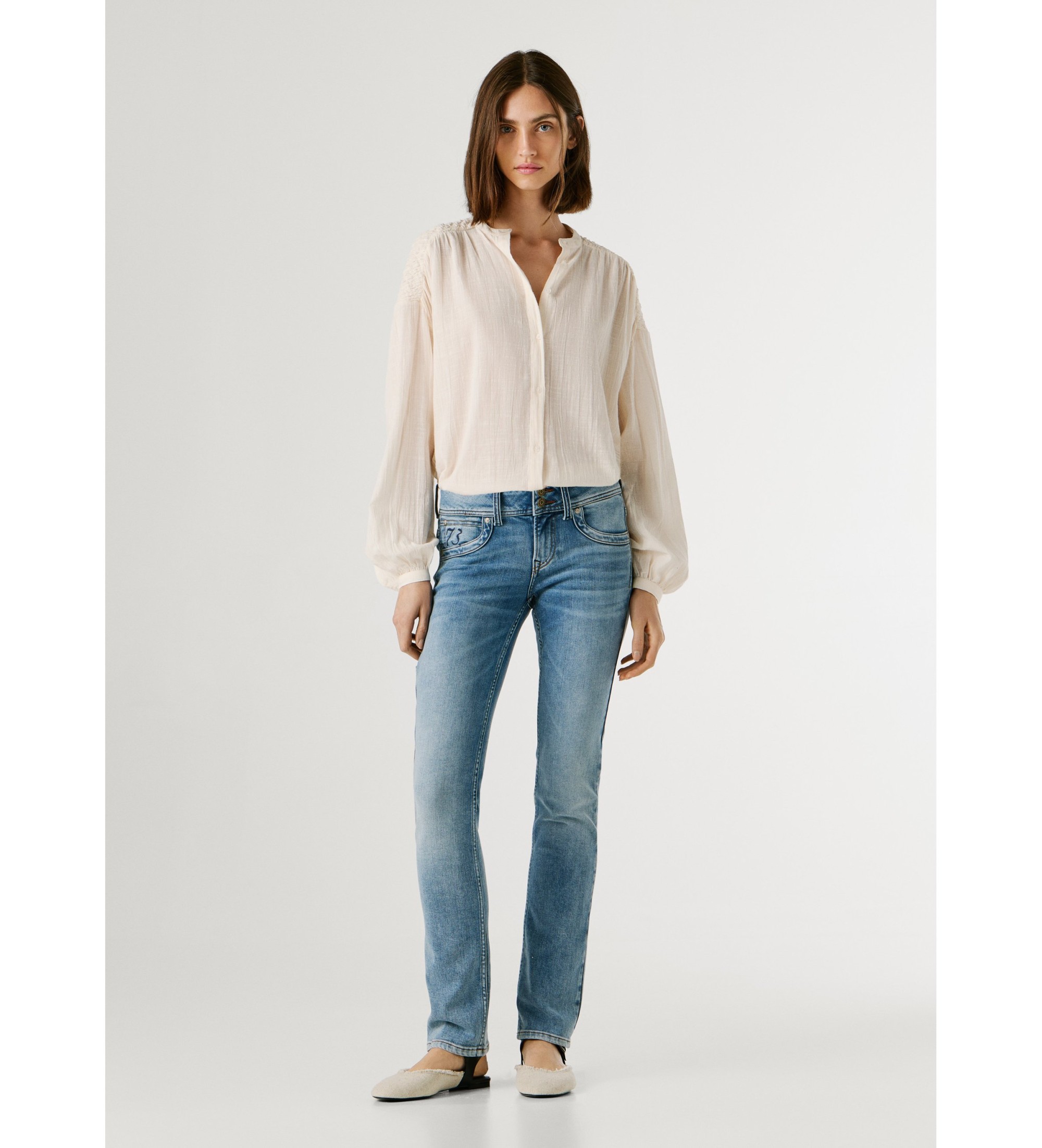 Pepe Jeans für Damen. PL2051039 Jeans Slim Venus blau (31/32), Lässig, Baumwolle, Denim