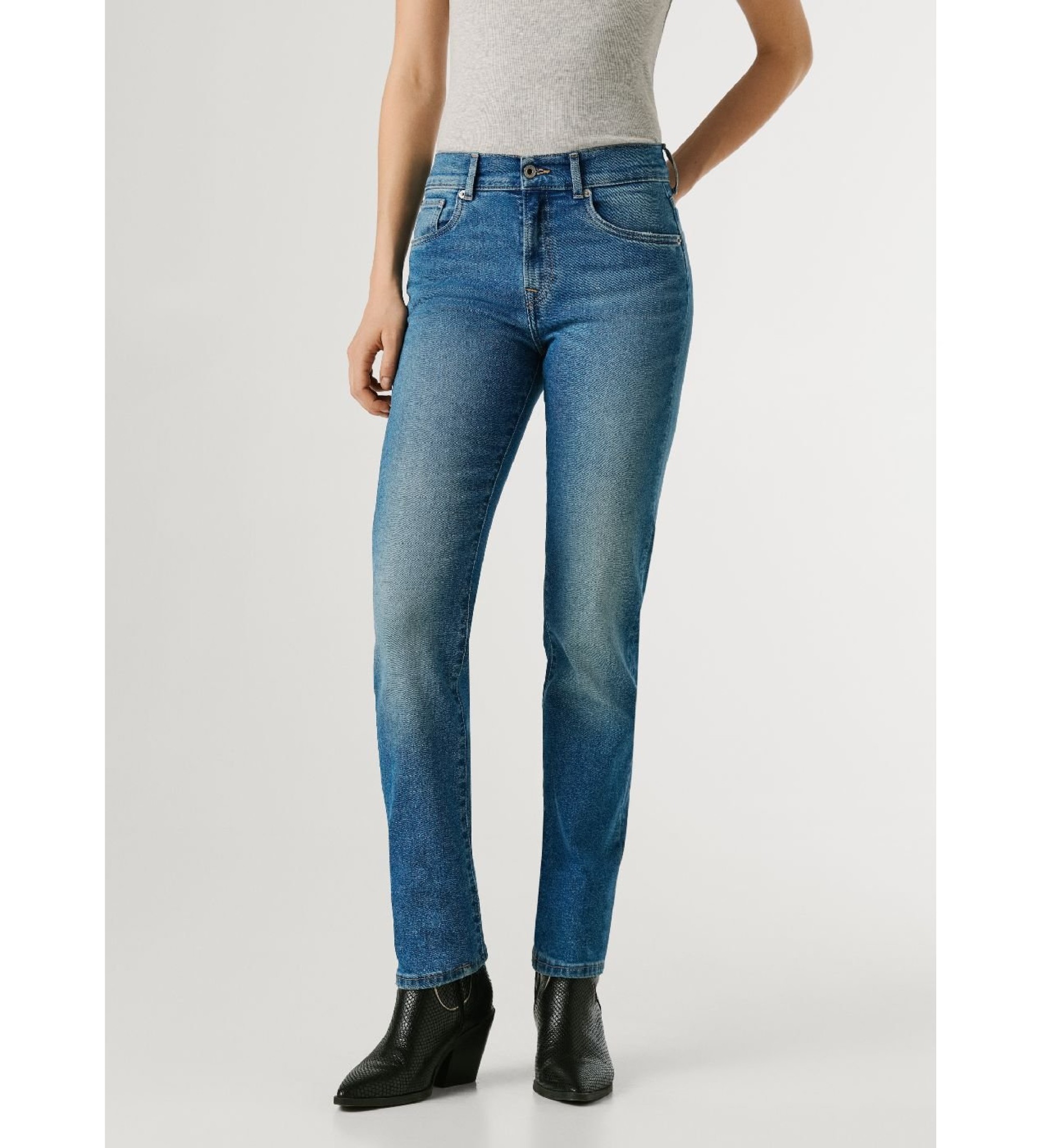 Pepe Jeans für Damen. PL20458984VC Jeans Slim Grace blau (29/32), Lässig, Baumwolle, Denim