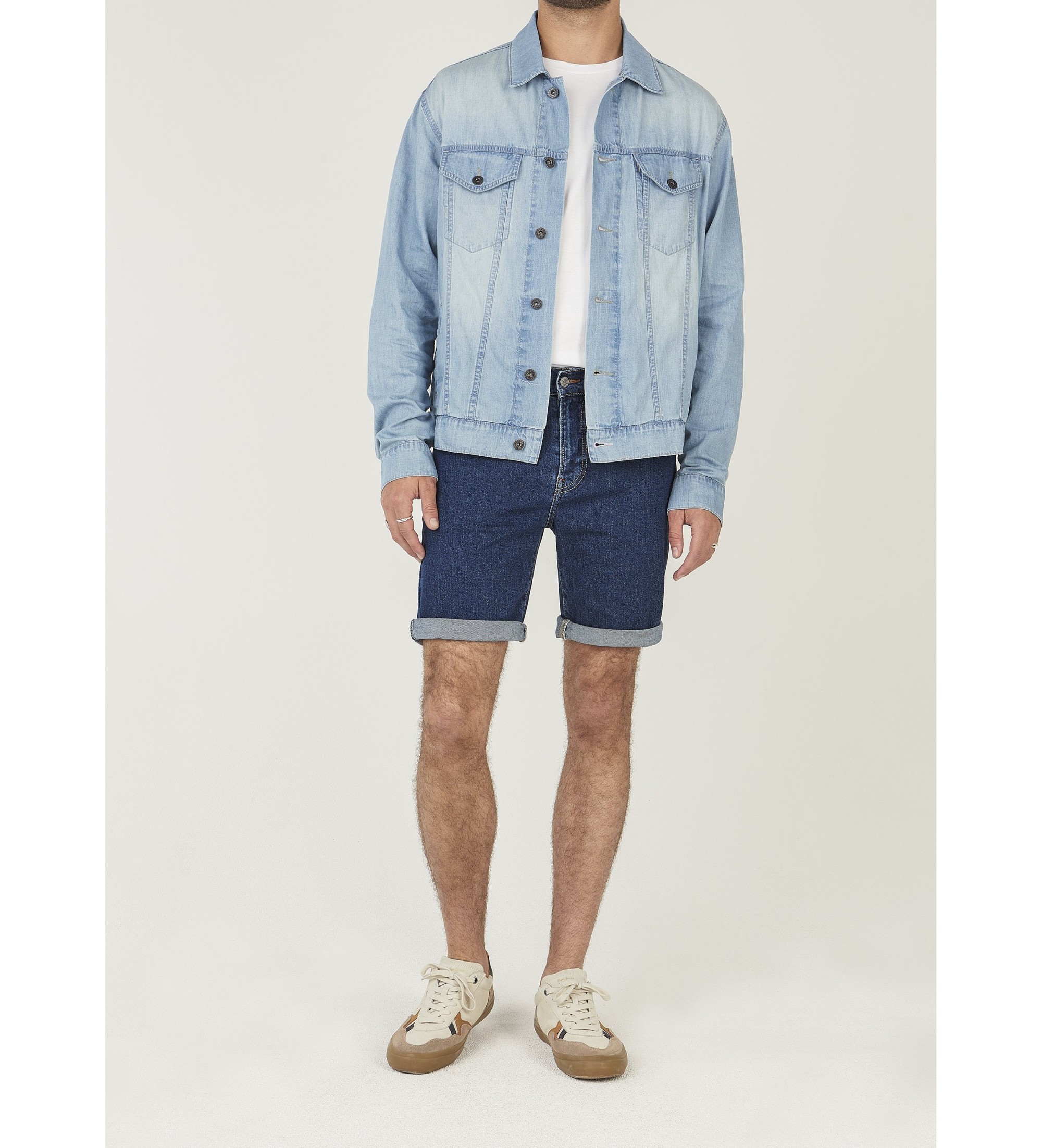 Pepe Jeans für Herren. PM80000395CB Schlanke Schlupfshorts blau (29), Lässig, Baumwolle, Denim