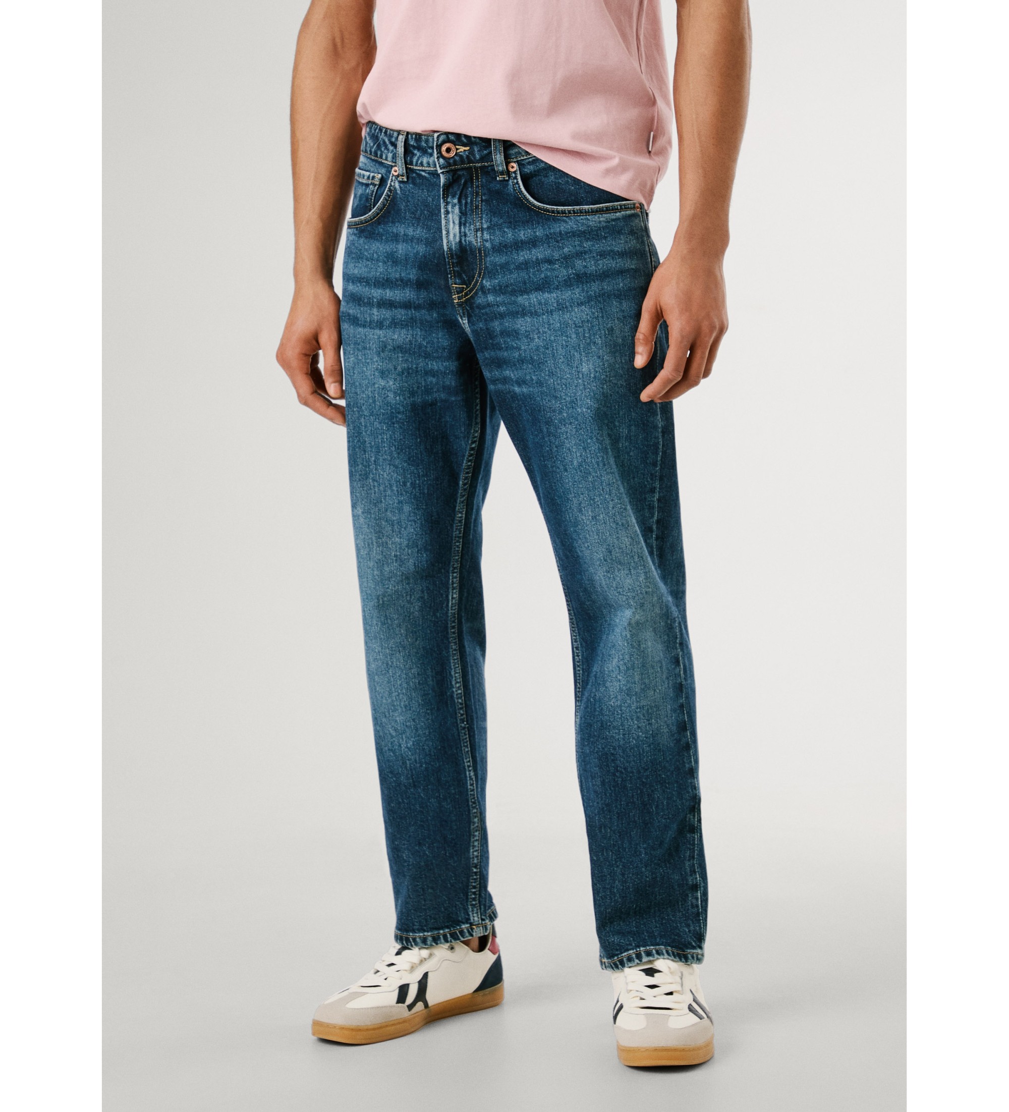 Pepe Jeans für Herren. PM2083956FM Jeans Cash Straight blau (40/30), Lässig, Baumwolle, Denim