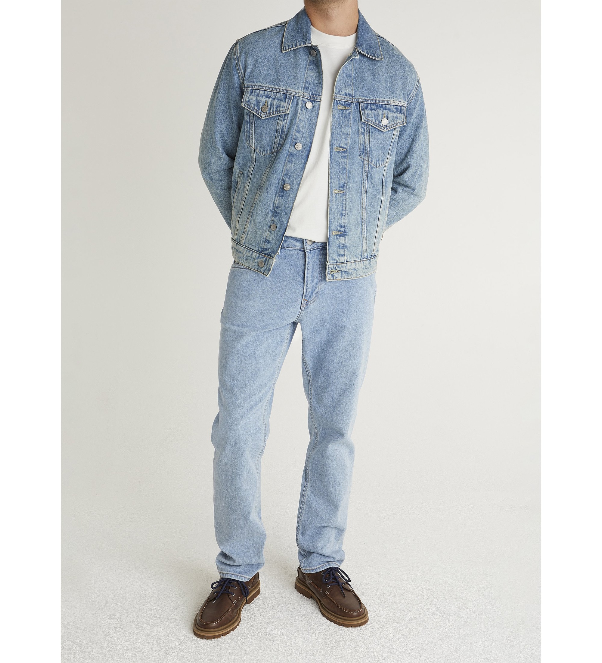 Pepe Jeans für Herren. PM20839583CB Jeans Straight Cash blau (30/34), Lässig, Baumwolle, Denim