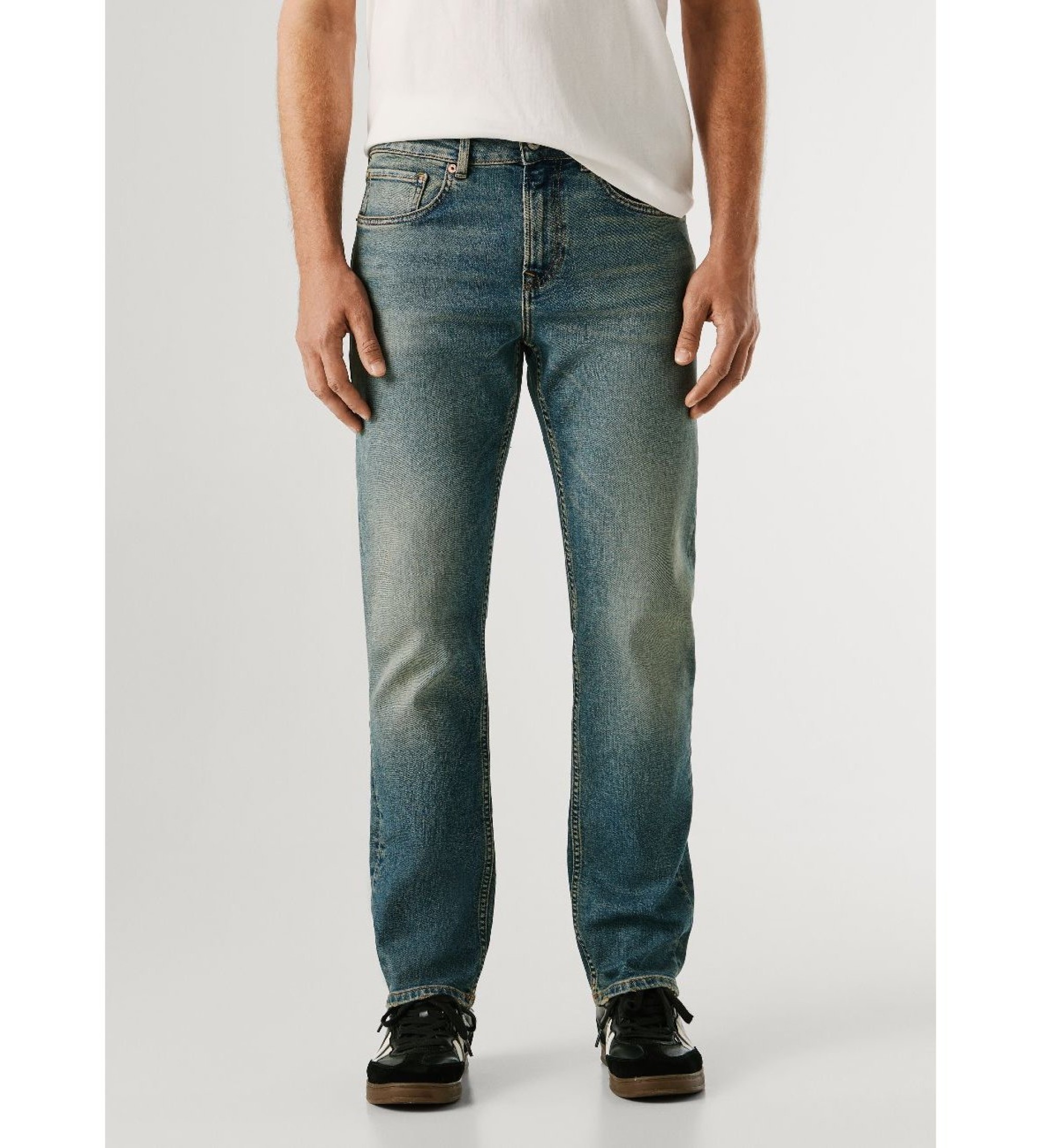 Pepe Jeans für Herren. PM20839584VD Jeans Straight Cash blau (36/32), Lässig, Baumwolle, Denim