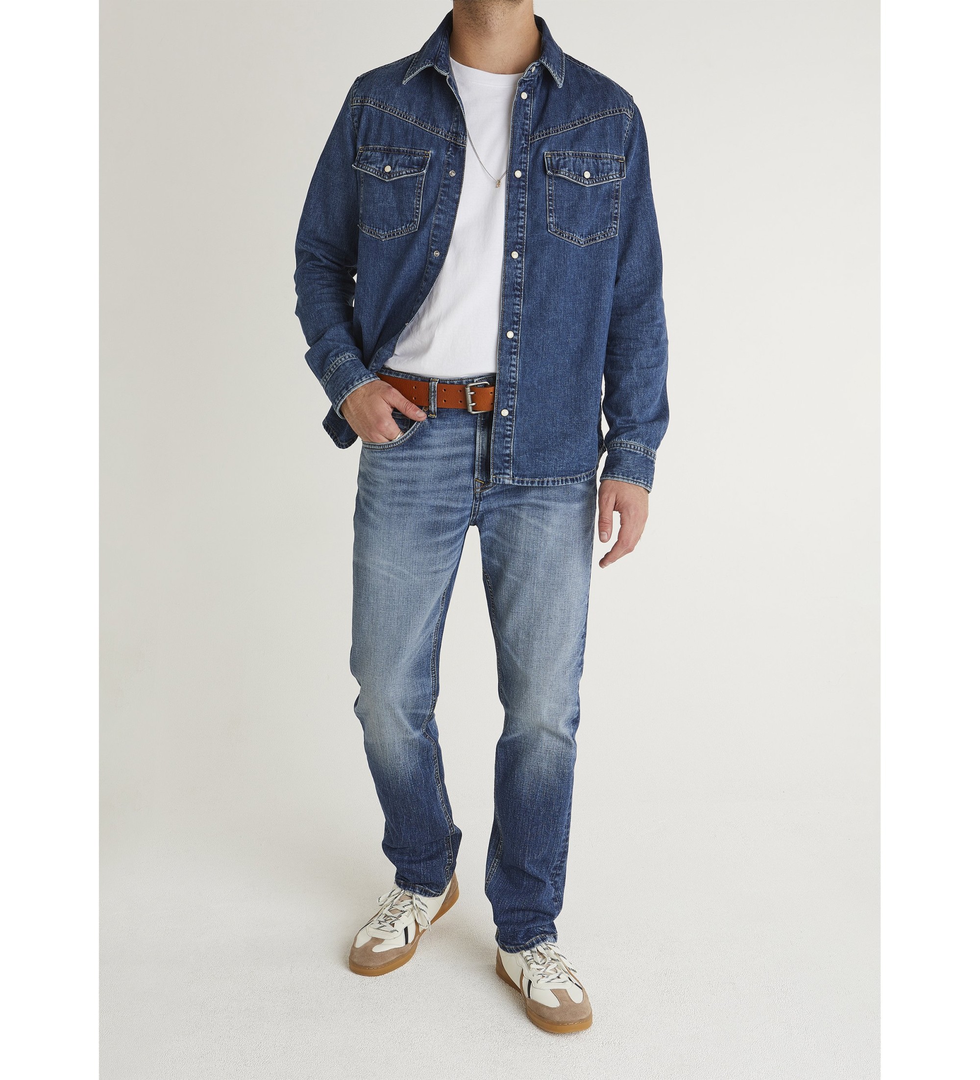 Pepe Jeans für Herren. PM20839585VT Jeans Straight Cash blau (31/32), Lässig, Baumwolle, Denim