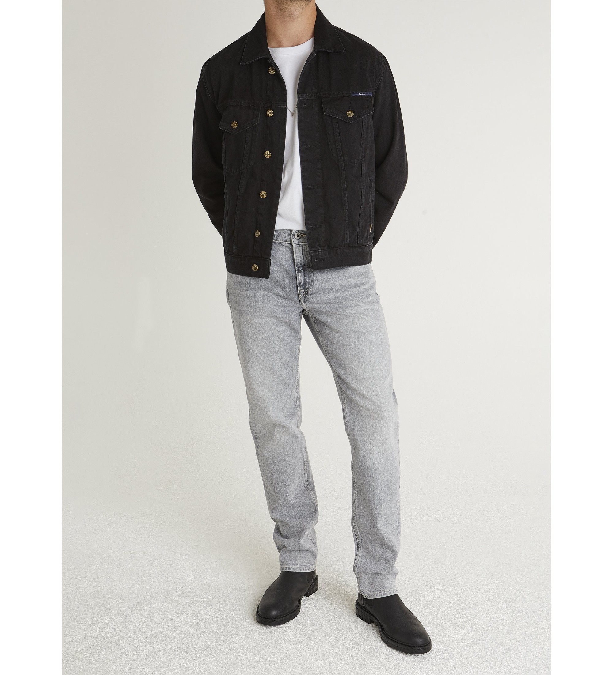 Pepe Jeans für Herren. PM20839588VA Jeans Cash grau (34/32), Lässig, Baumwolle, Denim
