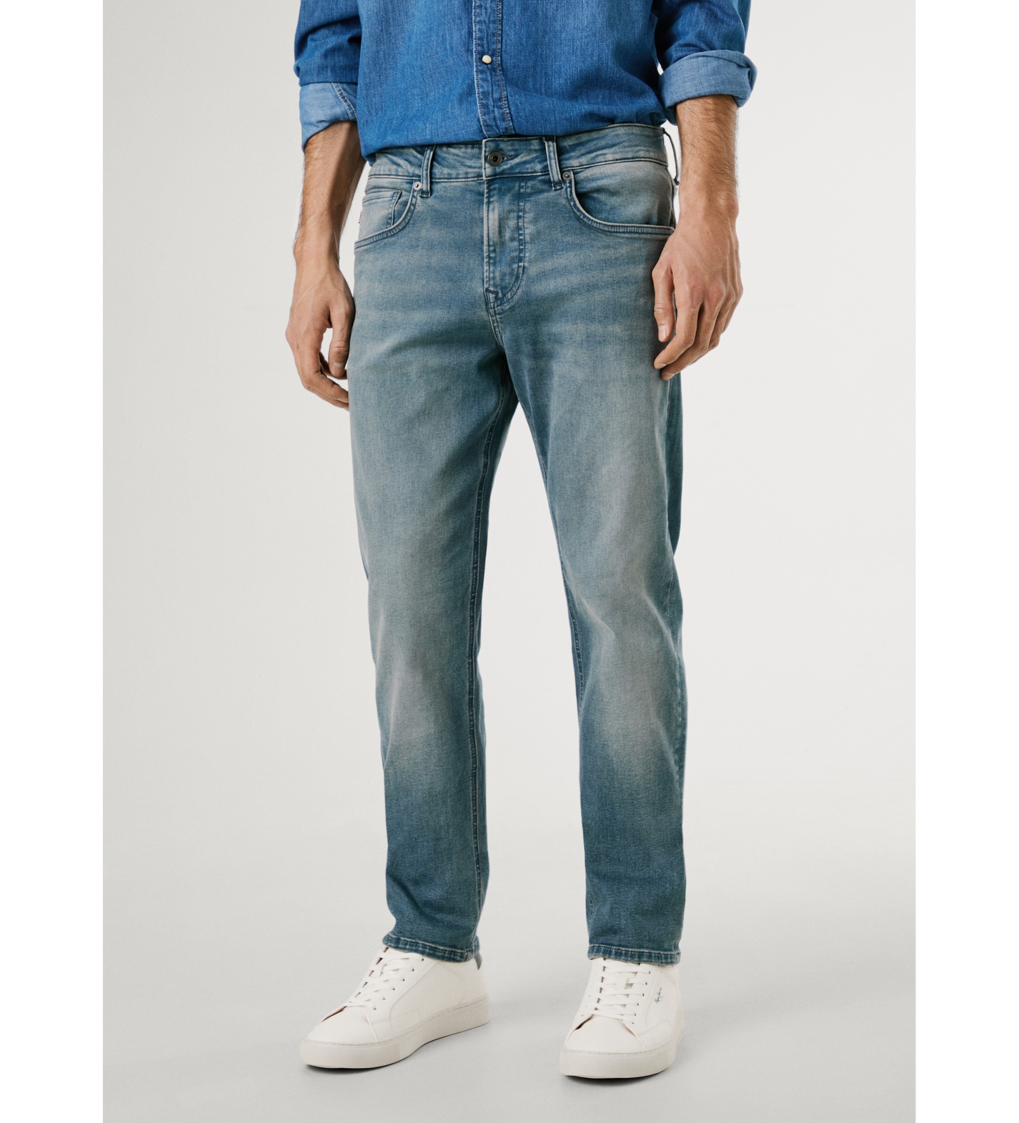 Pepe Jeans für Herren. PM2083958AD Jeans Straight Cash blau (30/30), Lässig, Baumwolle, Denim