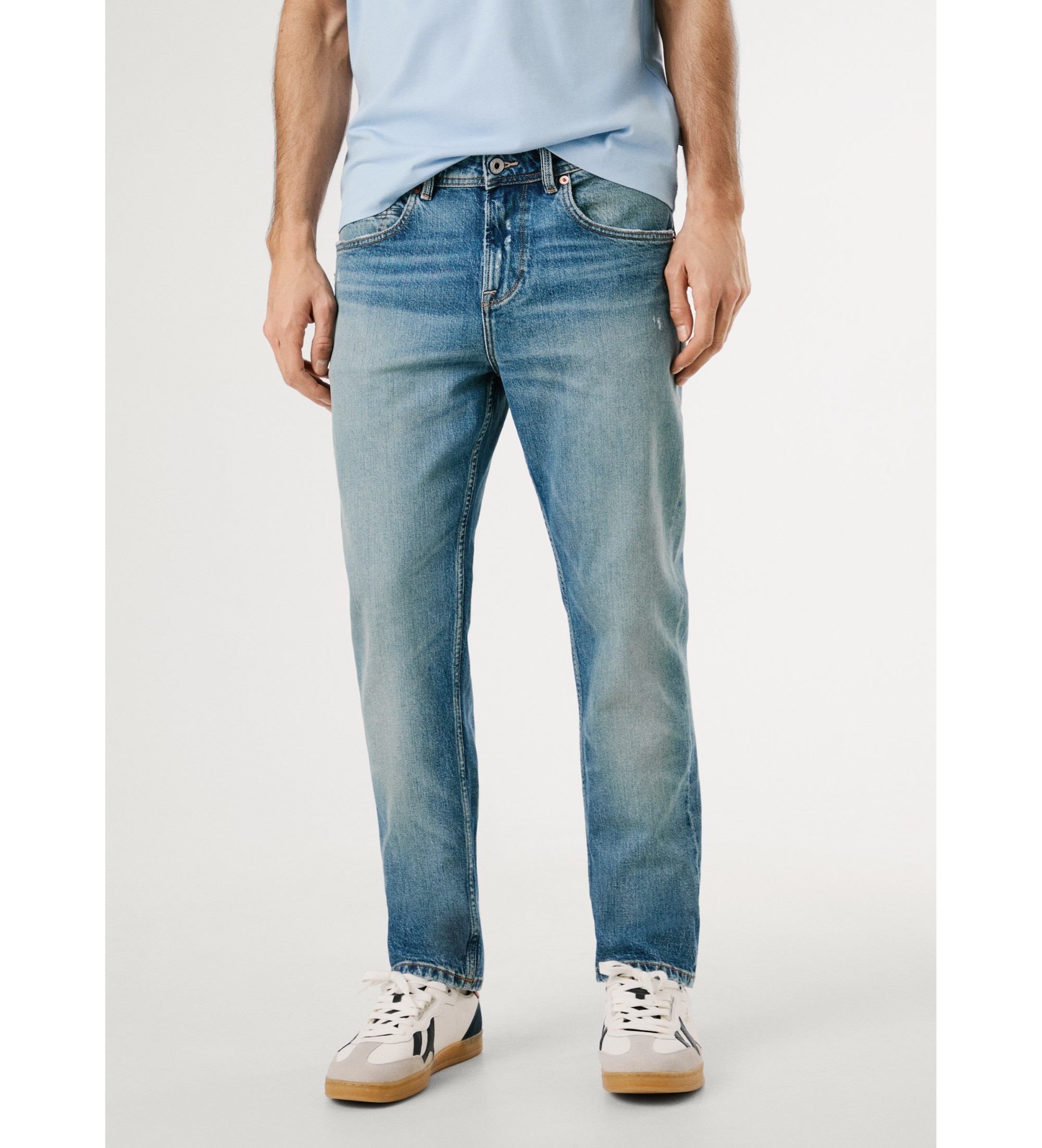 Pepe Jeans für Herren. PM208414 Jeans Gerade blau (32/30), Lässig, Baumwolle, Denim