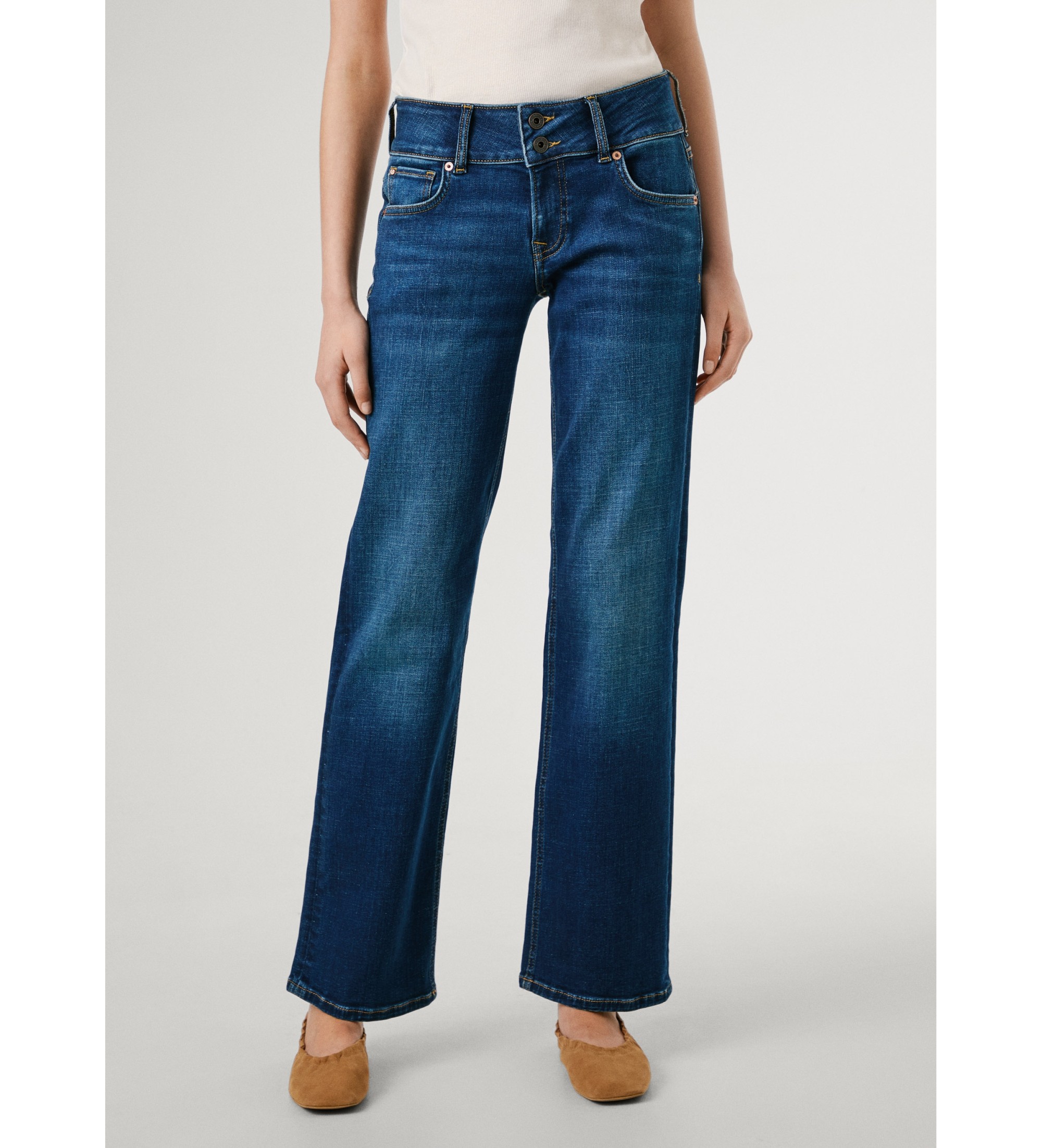 Pepe Jeans für Damen. PL2048485FB Jeans Venus Staright blau (28/30), Lässig, Baumwolle, Denim