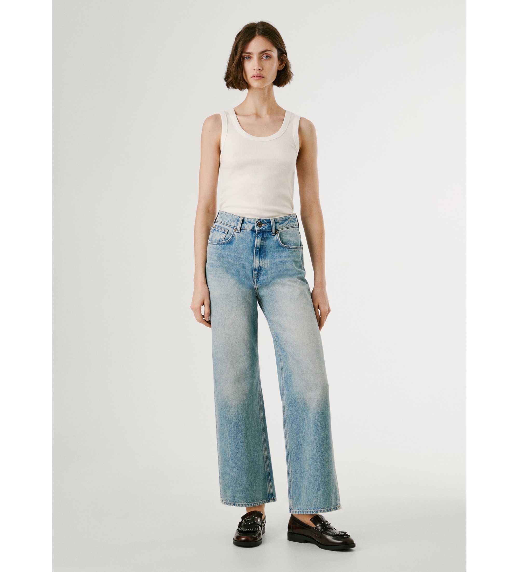 Pepe Jeans für Damen. PL2047312S0 Jeans Gerade Lexa blau (31/30), Lässig, Baumwolle, Denim