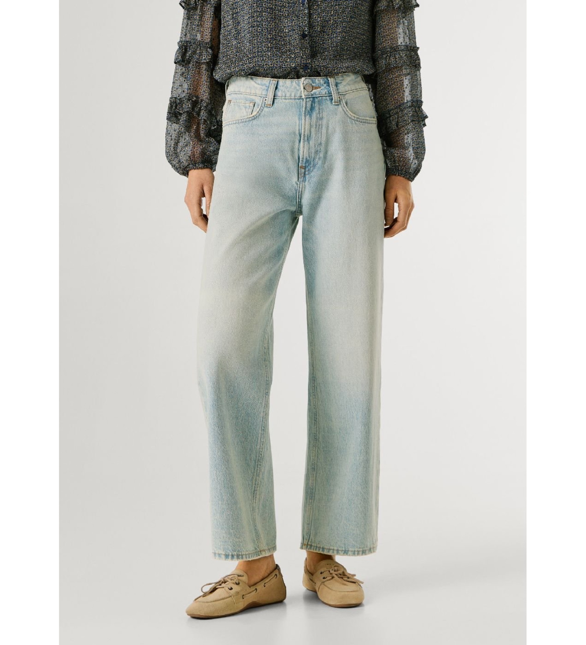 Pepe Jeans für Damen. PL20473182V1 Jeans Gerade Lexa blau (27/28), Lässig, Baumwolle, Denim
