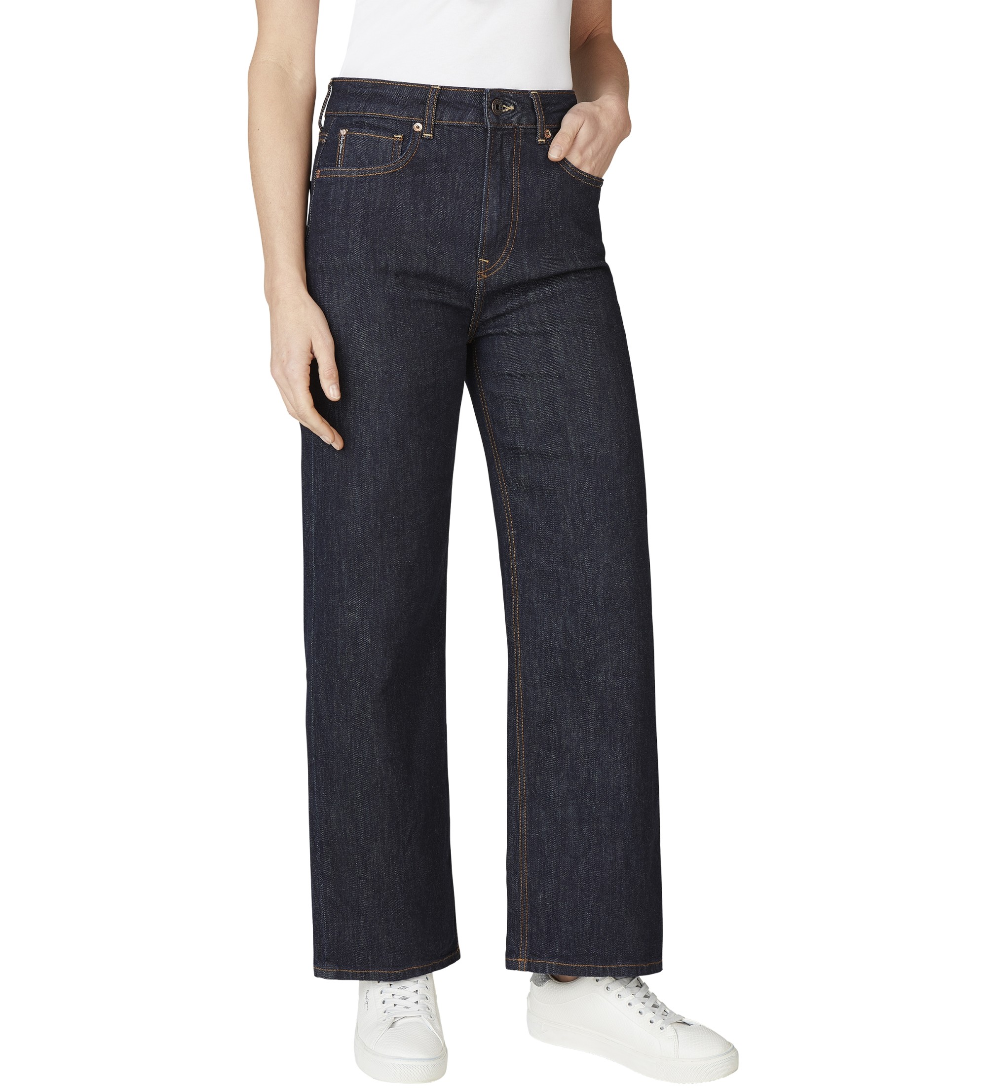 Pepe Jeans für Damen. PL20473186CB Jeans Gerade Lexa navy (28/30), Lässig, Baumwolle, Denim, Marine