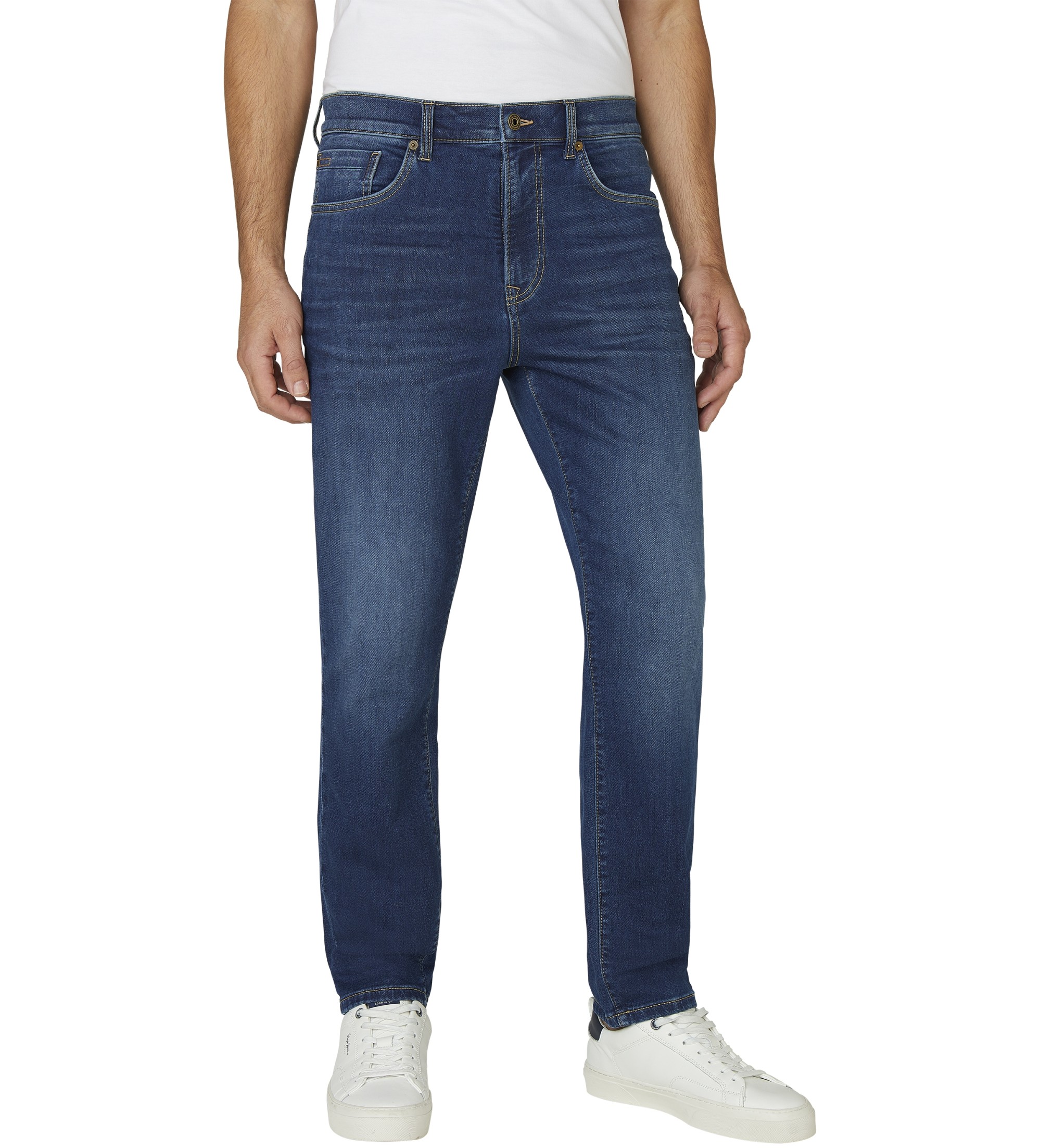 Pepe Jeans für Herren. PM2084025AG Jeans Tapered Gymdigo Cage blau (32/30), Lässig, Baumwolle, Denim