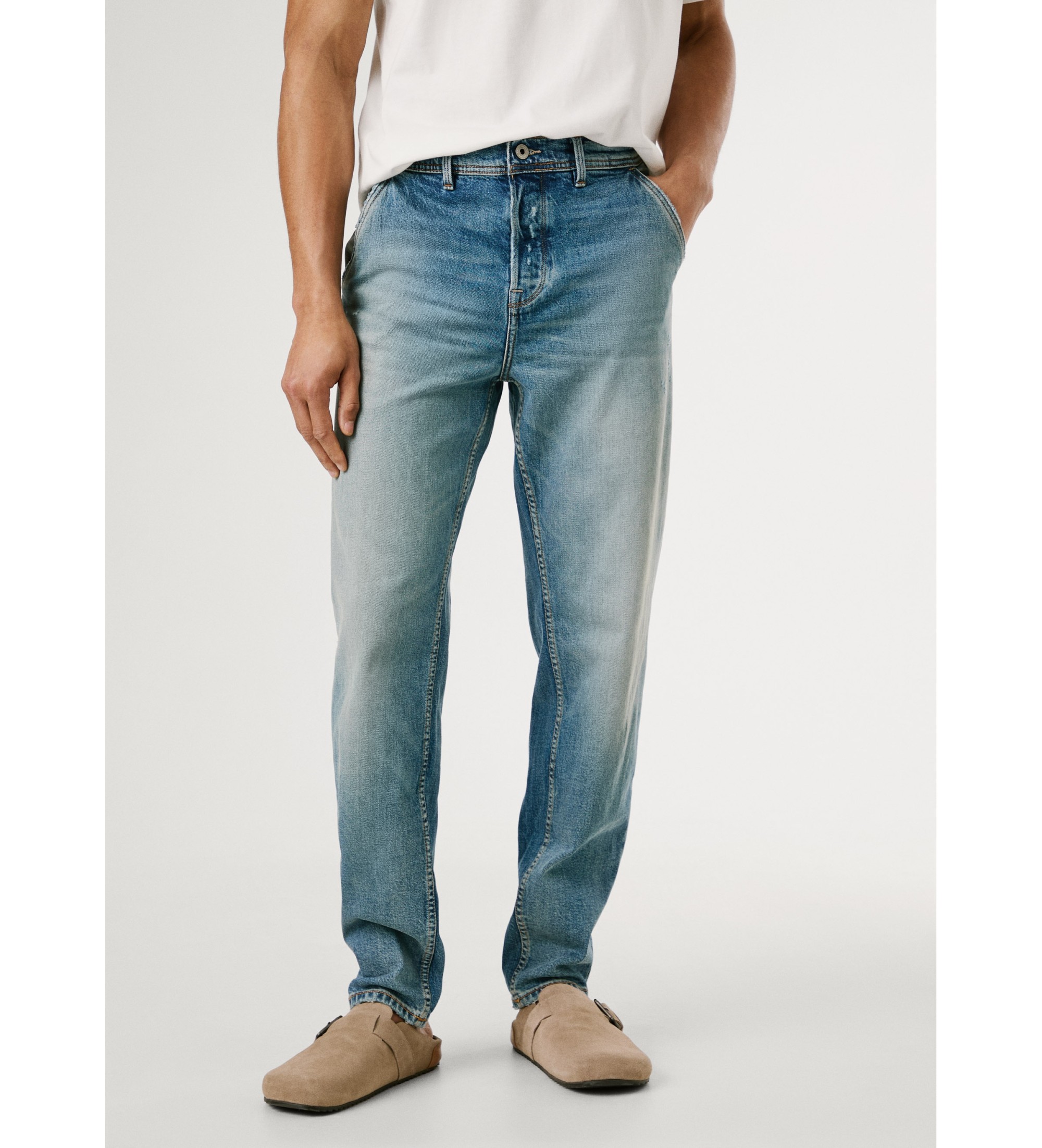 Pepe Jeans für Herren. PM208403 Jeans Slim Hatch blau (30/32), Lässig, Baumwolle, Denim