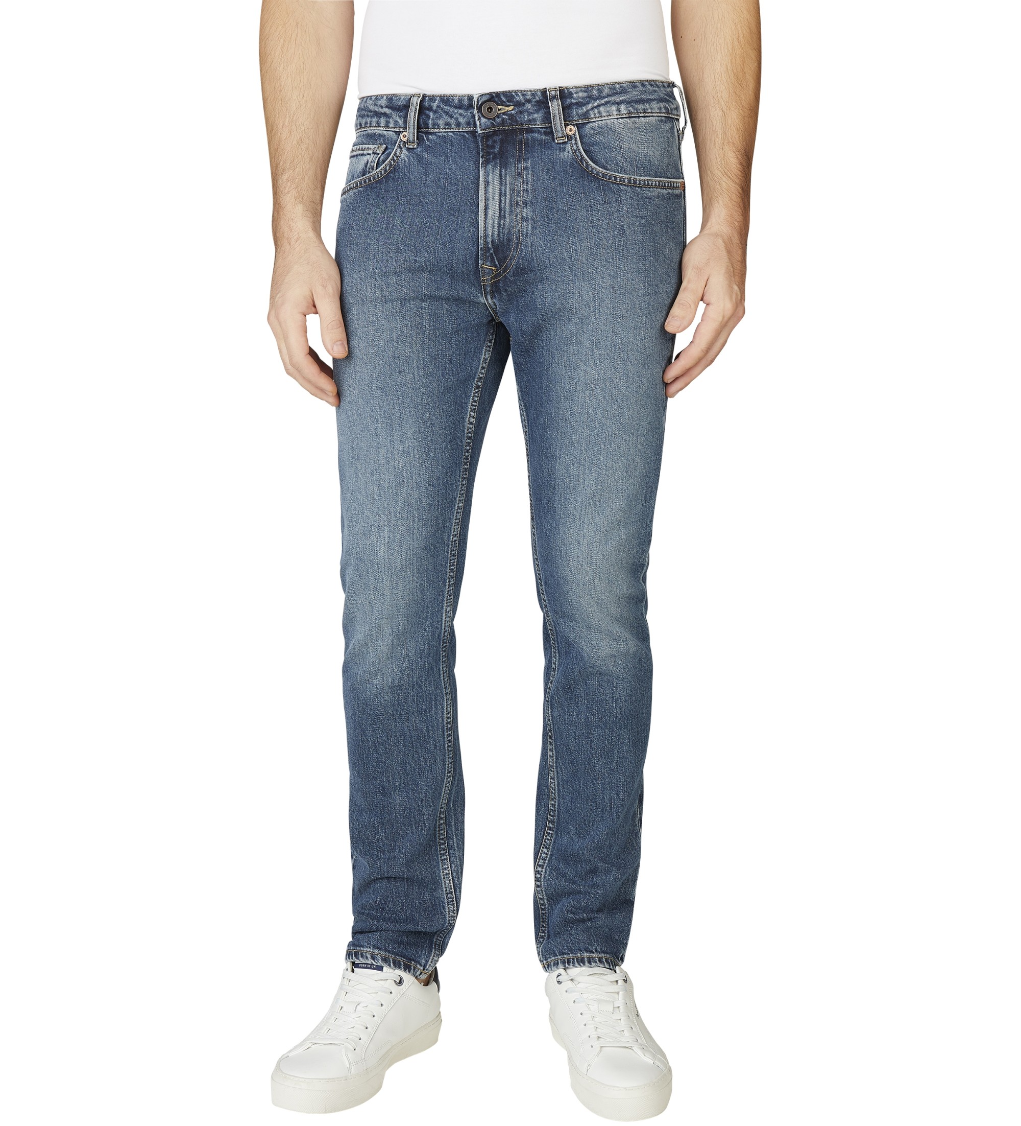 Pepe Jeans für Herren. PM20839964UM Jeans Stanley blau (36/30), Lässig, Baumwolle, Denim