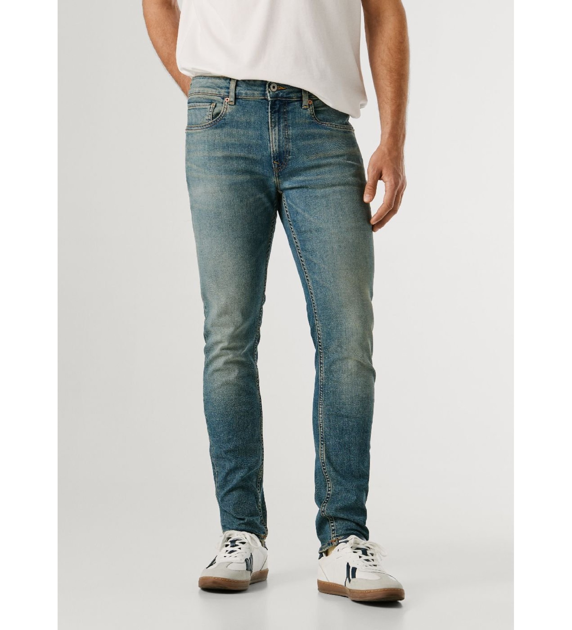 Pepe Jeans für Herren. PM20839964VD Jeans Stanley blau (36/32), Lässig, Baumwolle, Denim