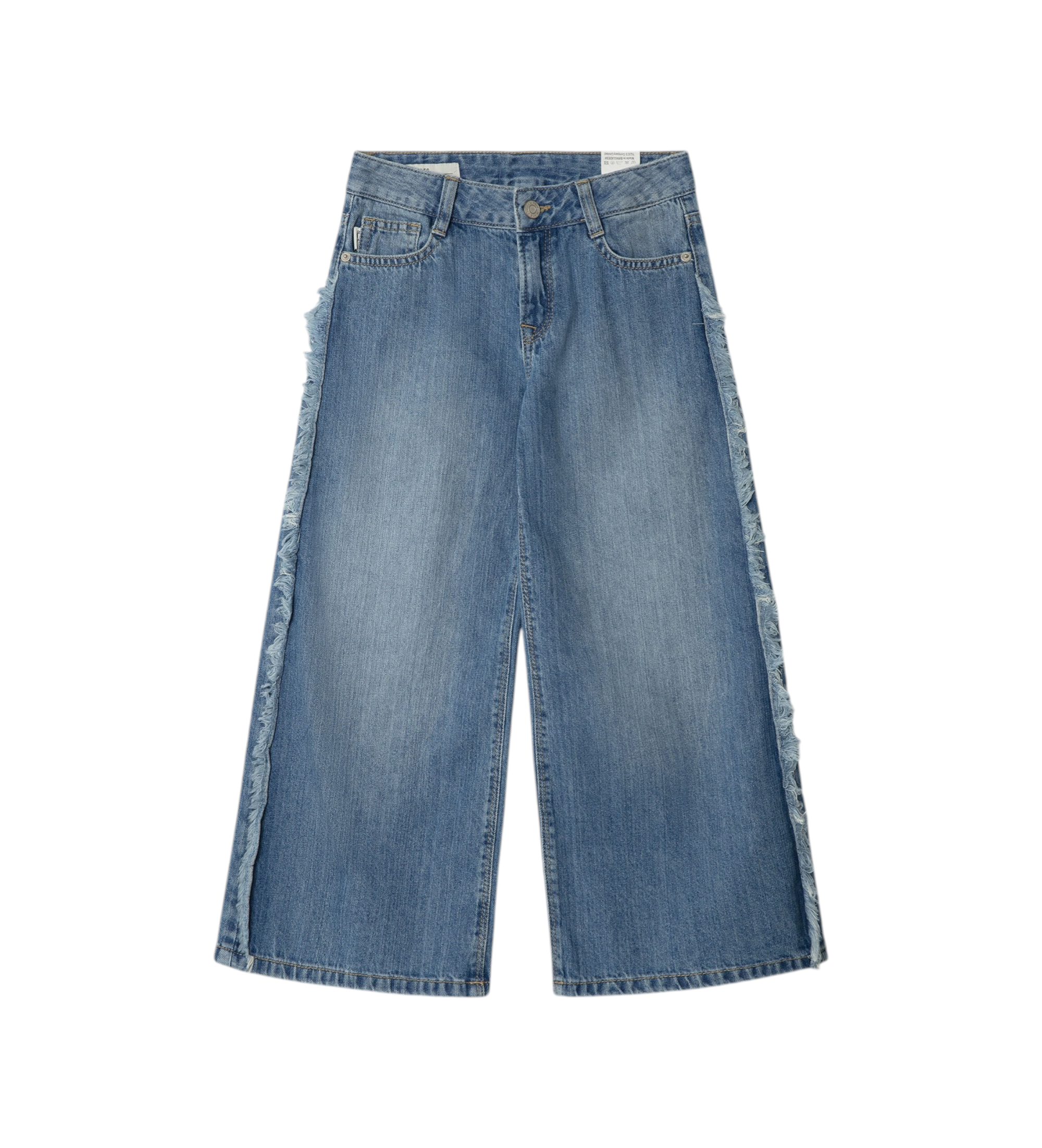 Pepe Jeans für Mädchen. PG2000018 Jeans Lexy Ausgefranst blau (12años= 152cm), Lässig, Baumwolle, Denim, Kinderbekleidung