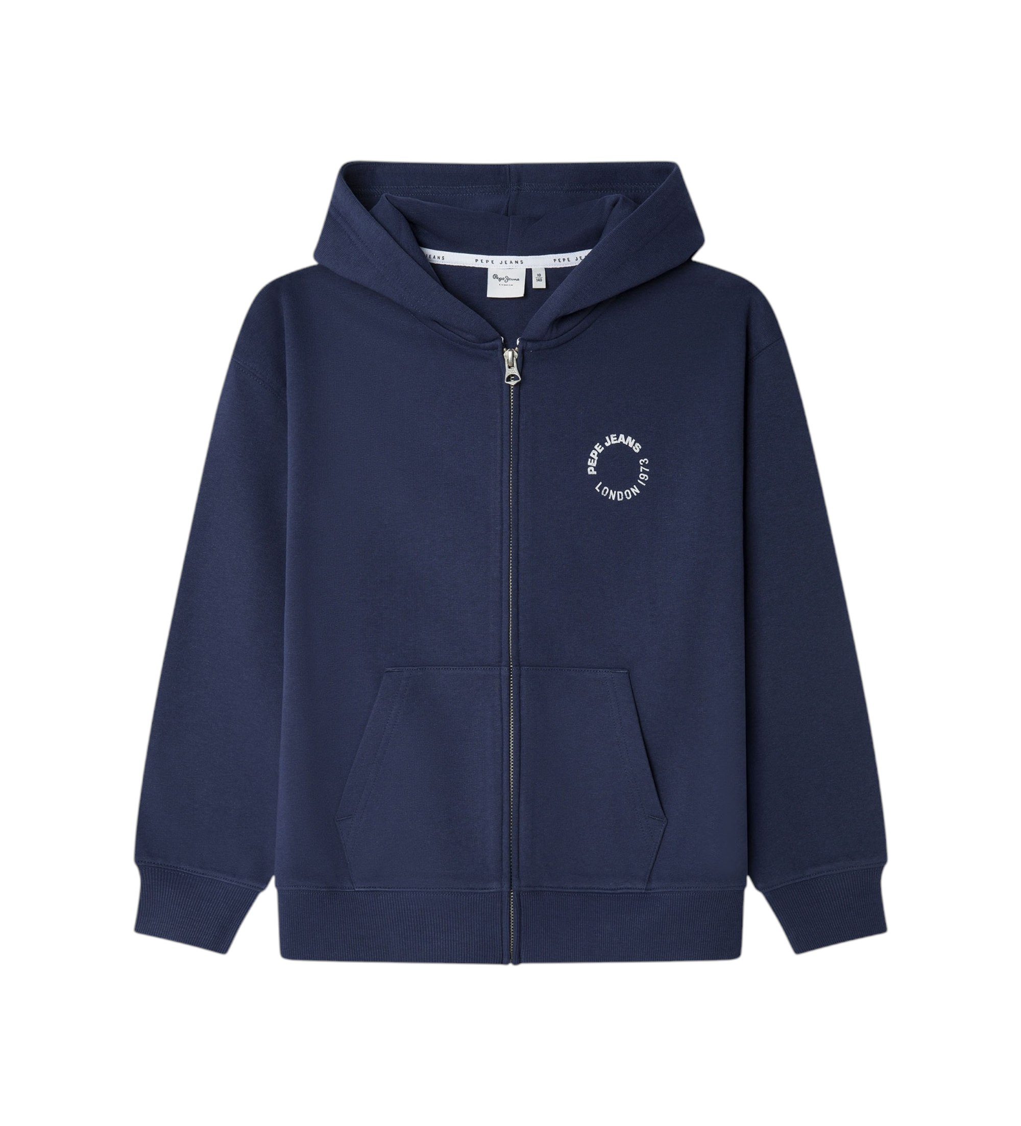 Pepe Jeans für Jungen. PB5800013 Sweatshirt Yael navy (12Años= 152cm), Lässig, Baumwolle, Marine, Kinderbekleidung