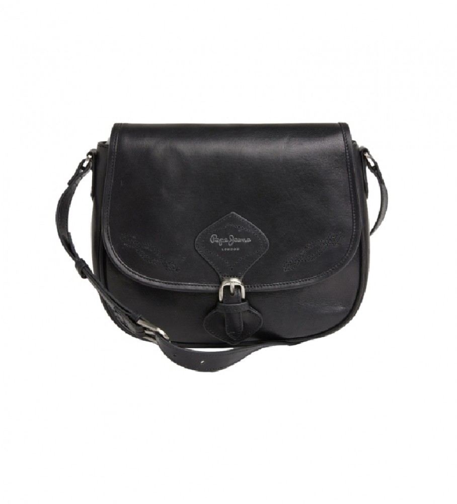 Pepe Jeansvoor vrouwen. PL031307 Andrea Bag schoudertas zwart (OSFA), Casual, Leer