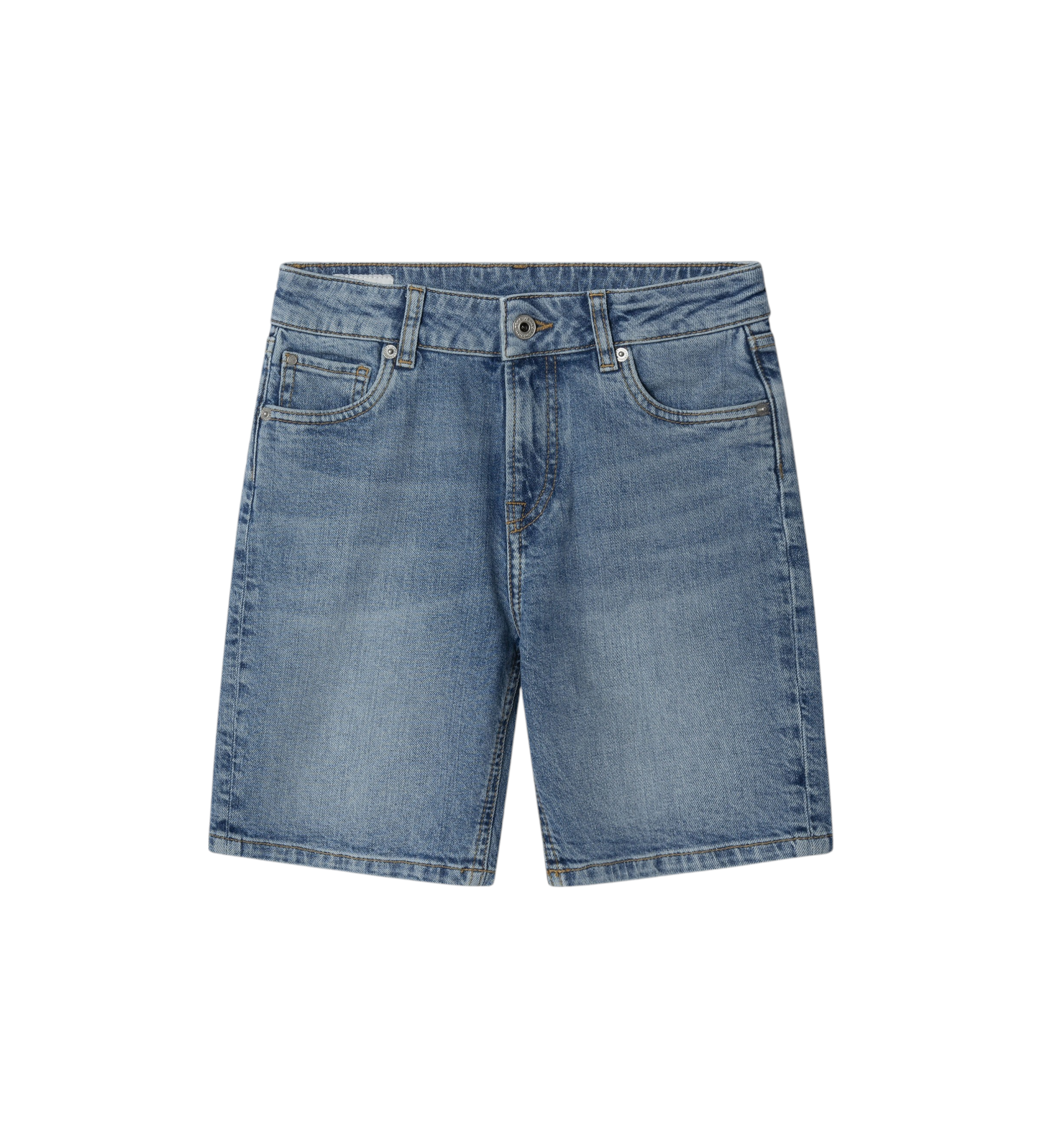 Pepe Jeans für Mädchen. PG800869ND2 Blaue steife Denim-Shorts (10años= 140cm), Lässig, Baumwolle, Nachhaltig, Kinderbekleidung
