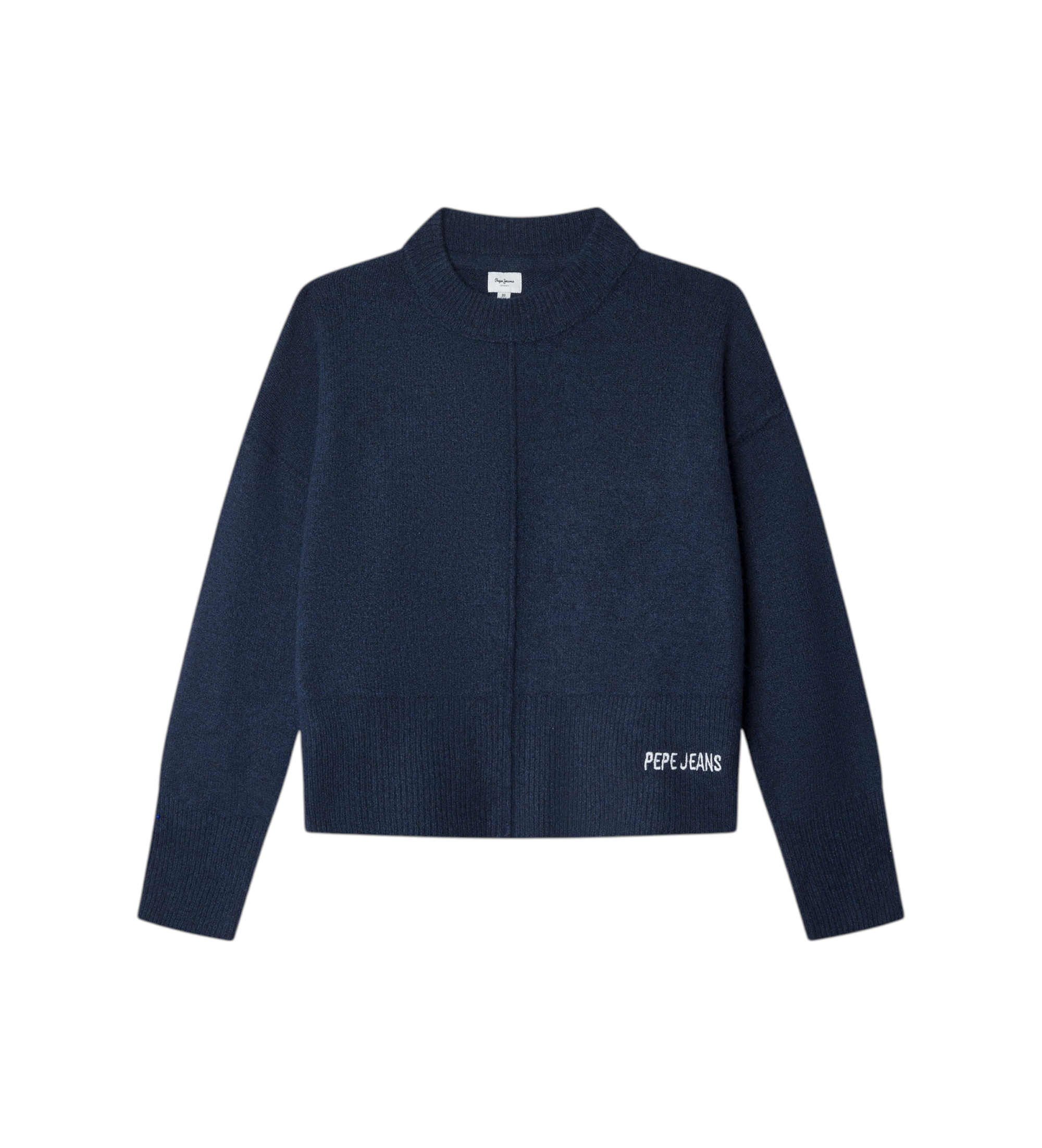 Pepe Jeans für Mädchen. PG7000015 Jersey Bibby marineblau (10Años= 140cm), Lässig, Polyester, Langarm, Kinderbekleidung