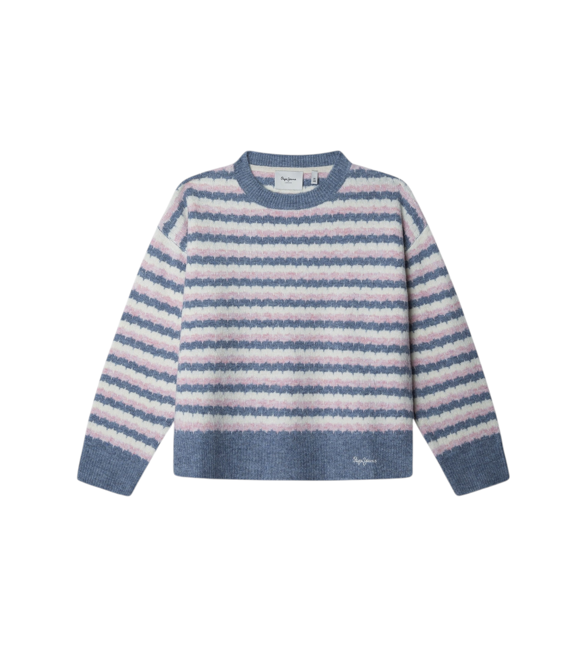 Pepe Jeans für Mädchen. PG7000014 Jersey Bolly blau (14años= 164cm), Lässig, Polyester, Langarm, Kinderbekleidung