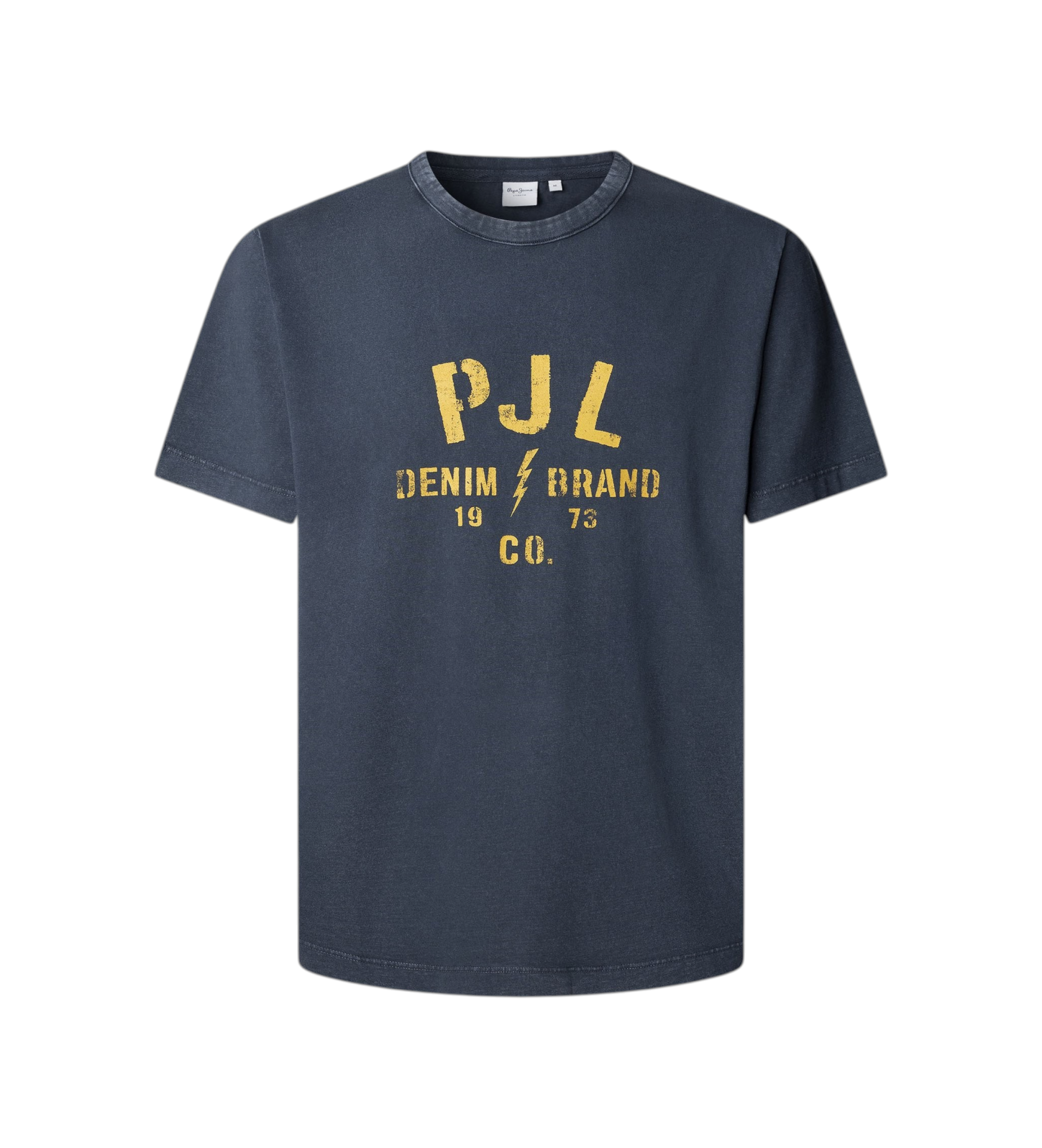Pepe Jeans für Herren. PM5010316 Gunner navy T-shirt (M), Lässig, Baumwolle, Kurzarm, Marine