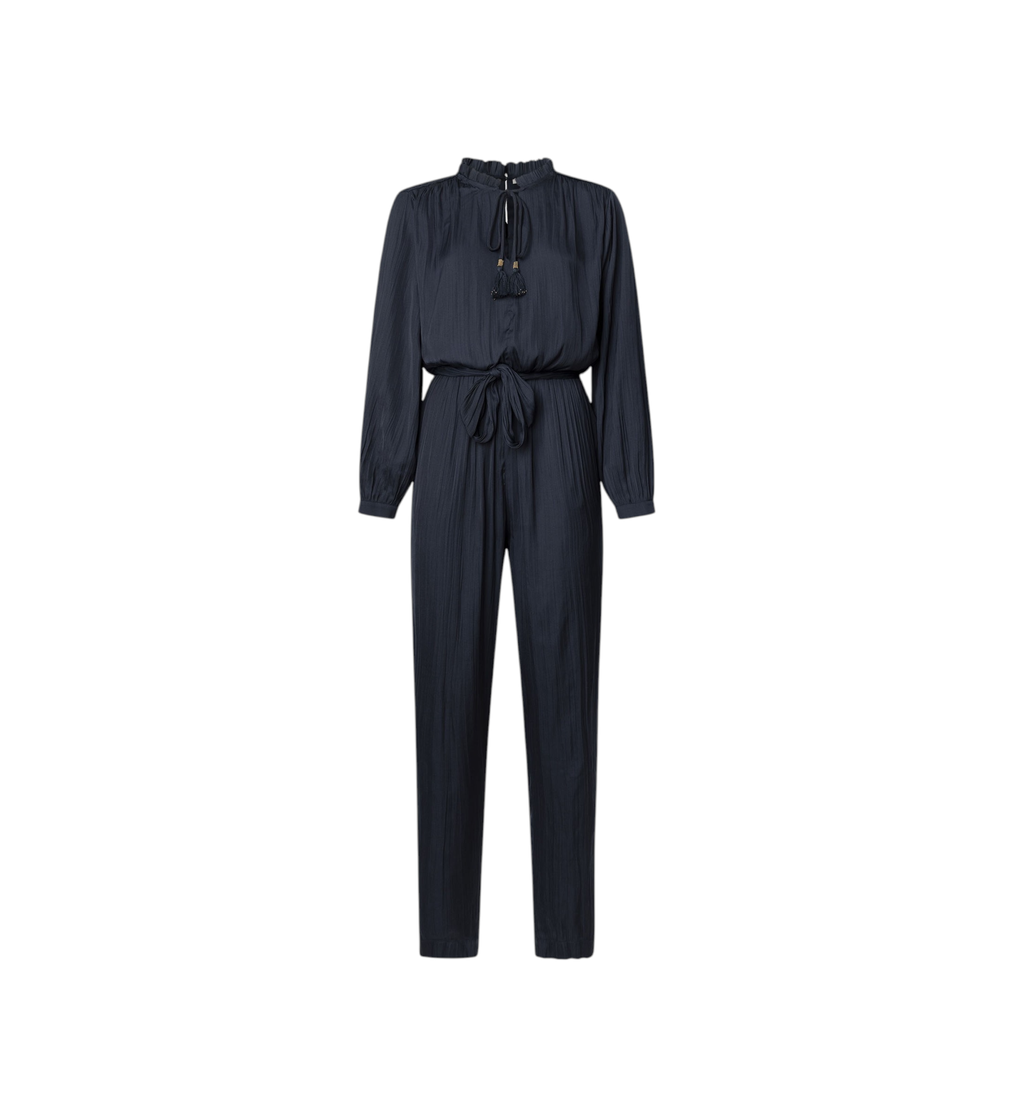 Pepe Jeans für Damen. PL230513 Candide marineblau Jumpsuit (L), Lässig, Polyester, Langarm