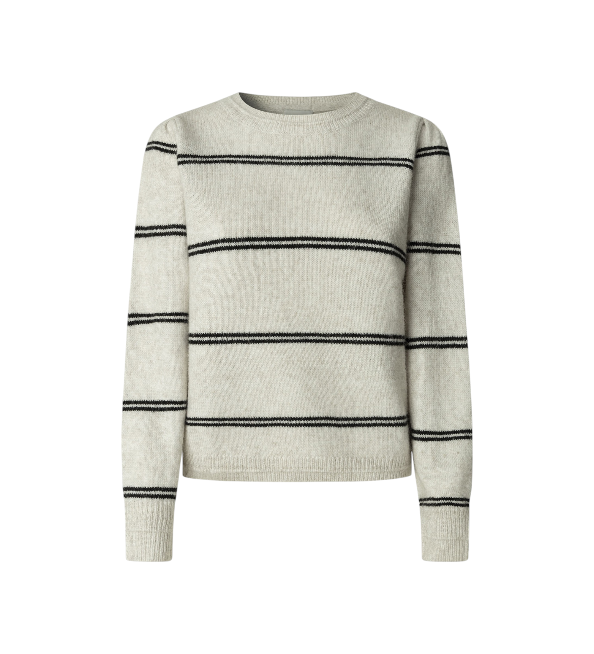 Pepe Jeans für Damen. PL7000044 Carmela Streifen-Pullover off-white (M), Weiß, Lässig, Polyester