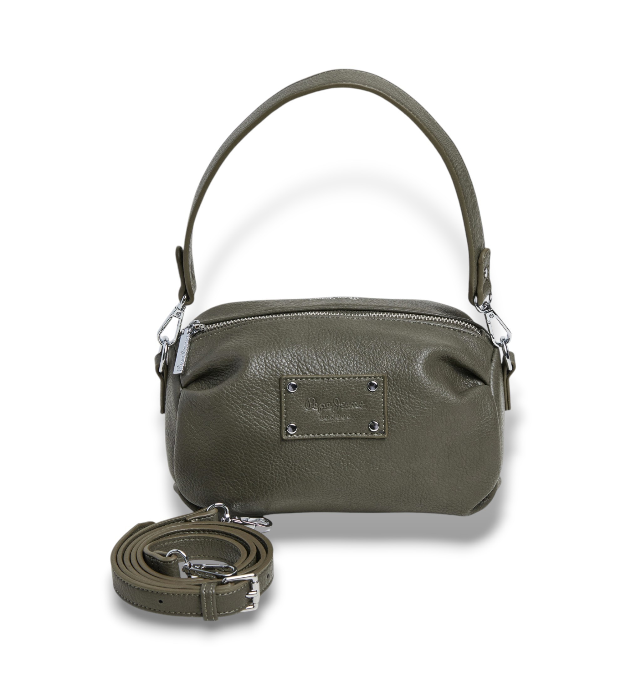Pepe Jeansvoor vrouwen. PL031565 Carmy Icon groene schoudertas (OSFA), Casual, Polyurethaan