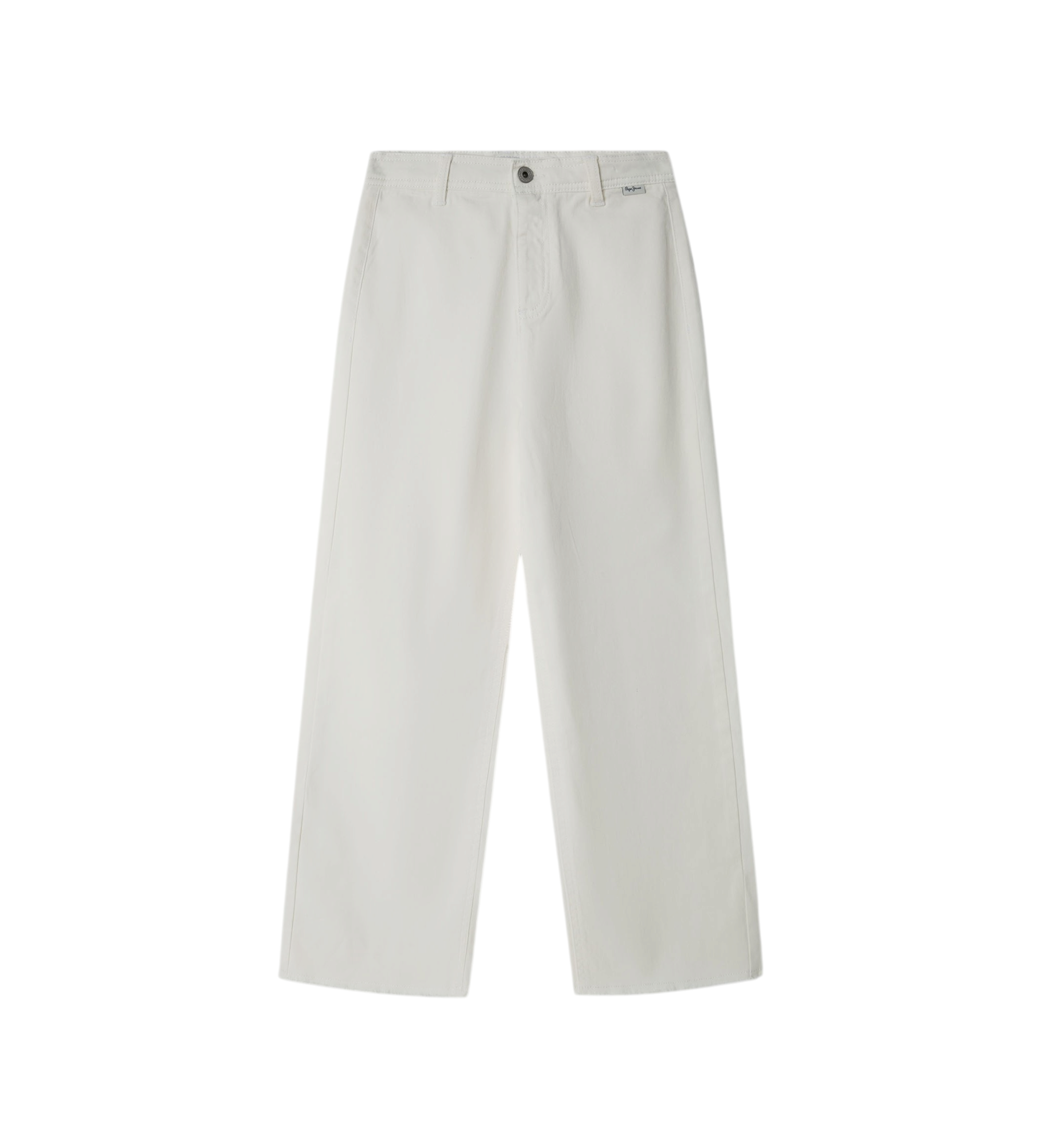 Pepe Jeans für Mädchen. PG2100004 Catalina Hose weiß (8años= 128cm), Lässig, Baumwolle, Kinderbekleidung