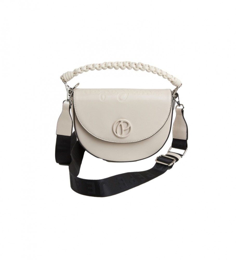 Pepe Jeansvoor vrouwen. PL031413 Cora handtas wit (OSFA), Casual, Polyurethaan