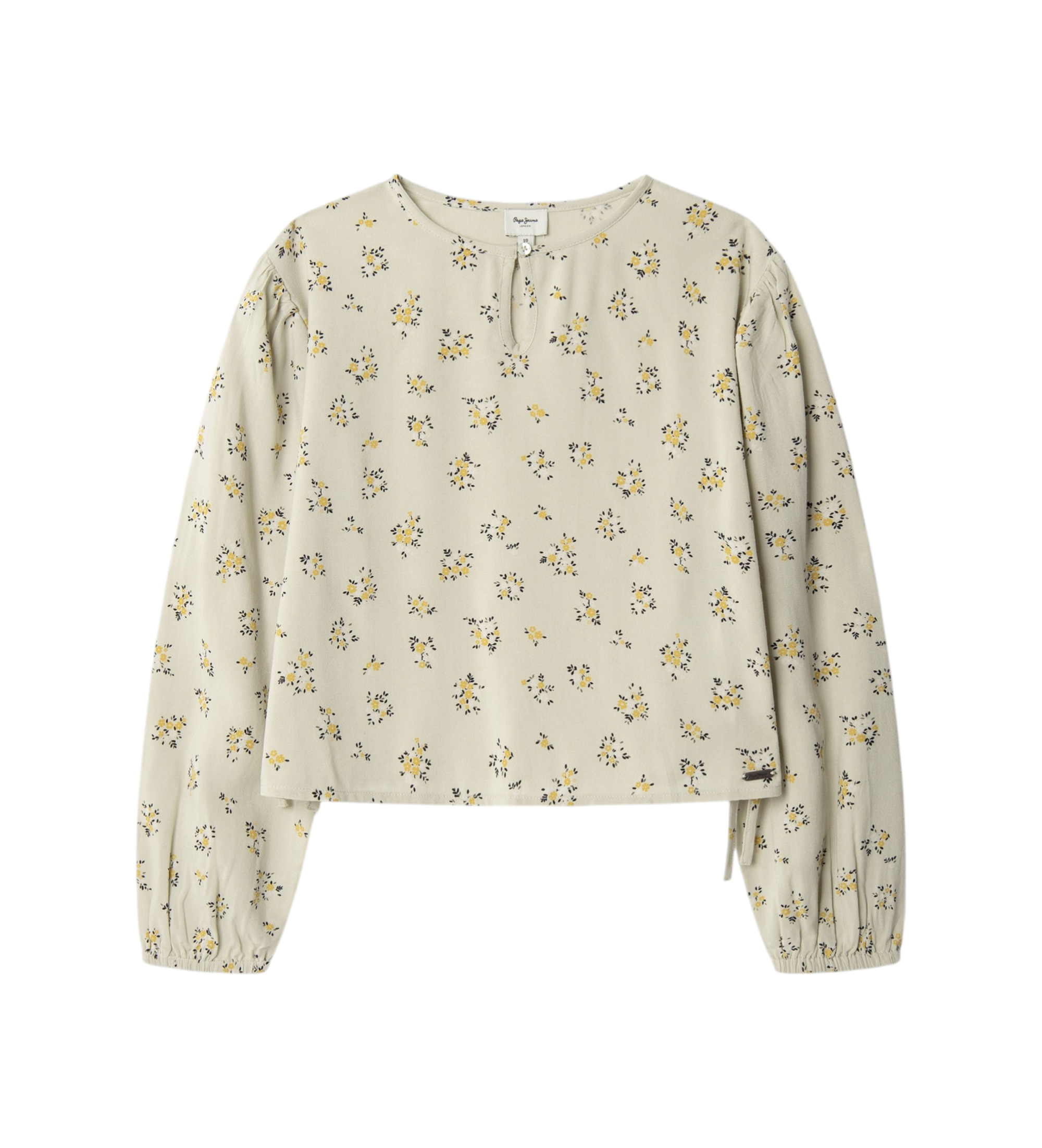 Pepe Jeans für Mädchen. PG3000004 Danny beige Bluse (16años= 176cm), Lässig, Viskose, Langarm, Kinderbekleidung