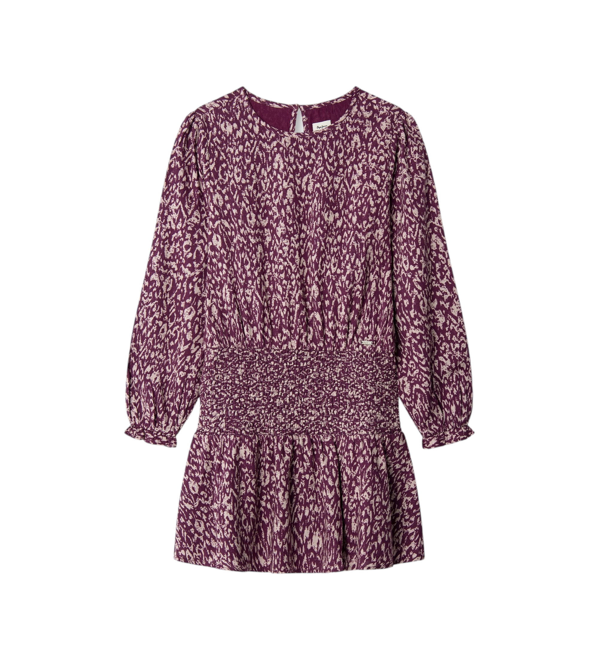 Pepe Jeans für Mädchen. PG9500005 Kleid Dully rot (12años= 152cm), Lässig, Viskose, Langarm, Kinderbekleidung
