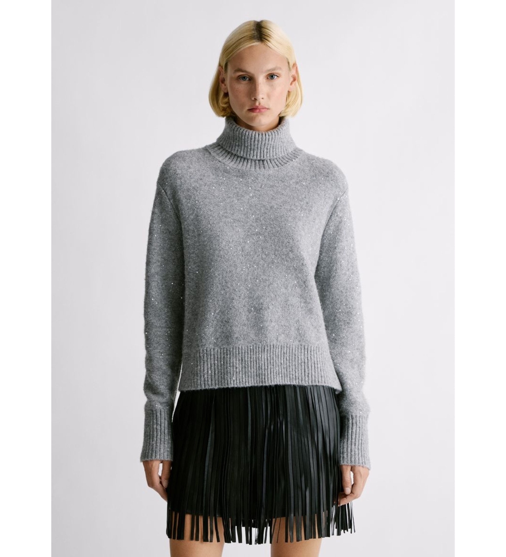 Pepe Jeans für Damen. PL7000068 Jersey Emma grau (L), Lässig, Polyester, Langarm