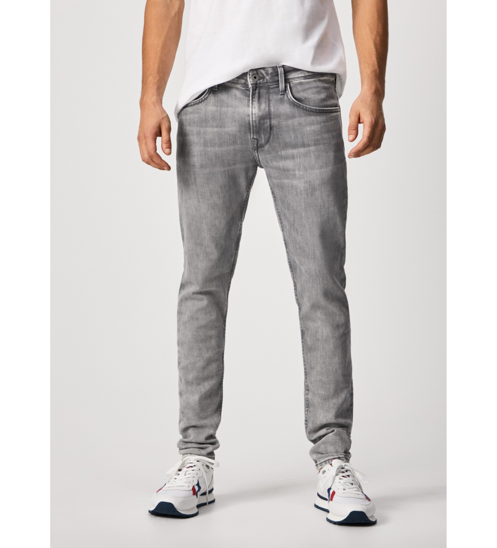 Pepe Jeans für Herren. PM206321WR2 Jeans Finsbury grau (31/30), Lässig, Baumwolle