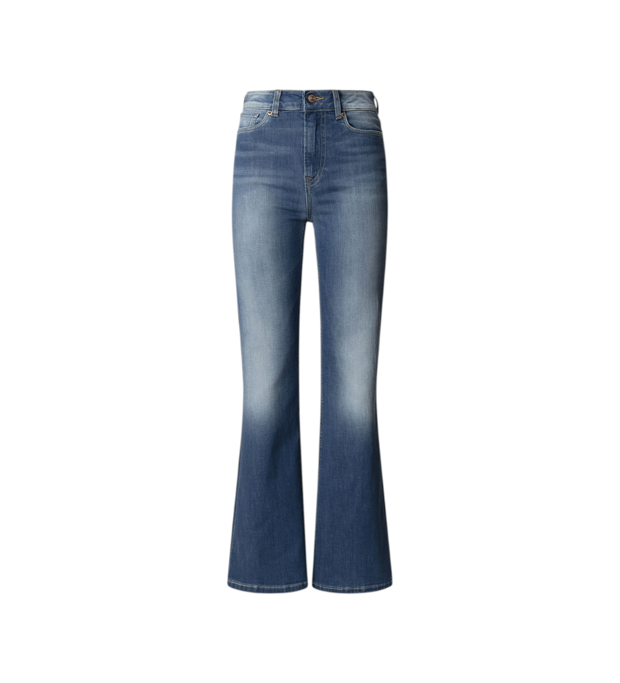 Pepe Jeans für Damen. PL2051041D45 Jeans Flare Willa blau (30/32), Lässig, Baumwolle, Denim