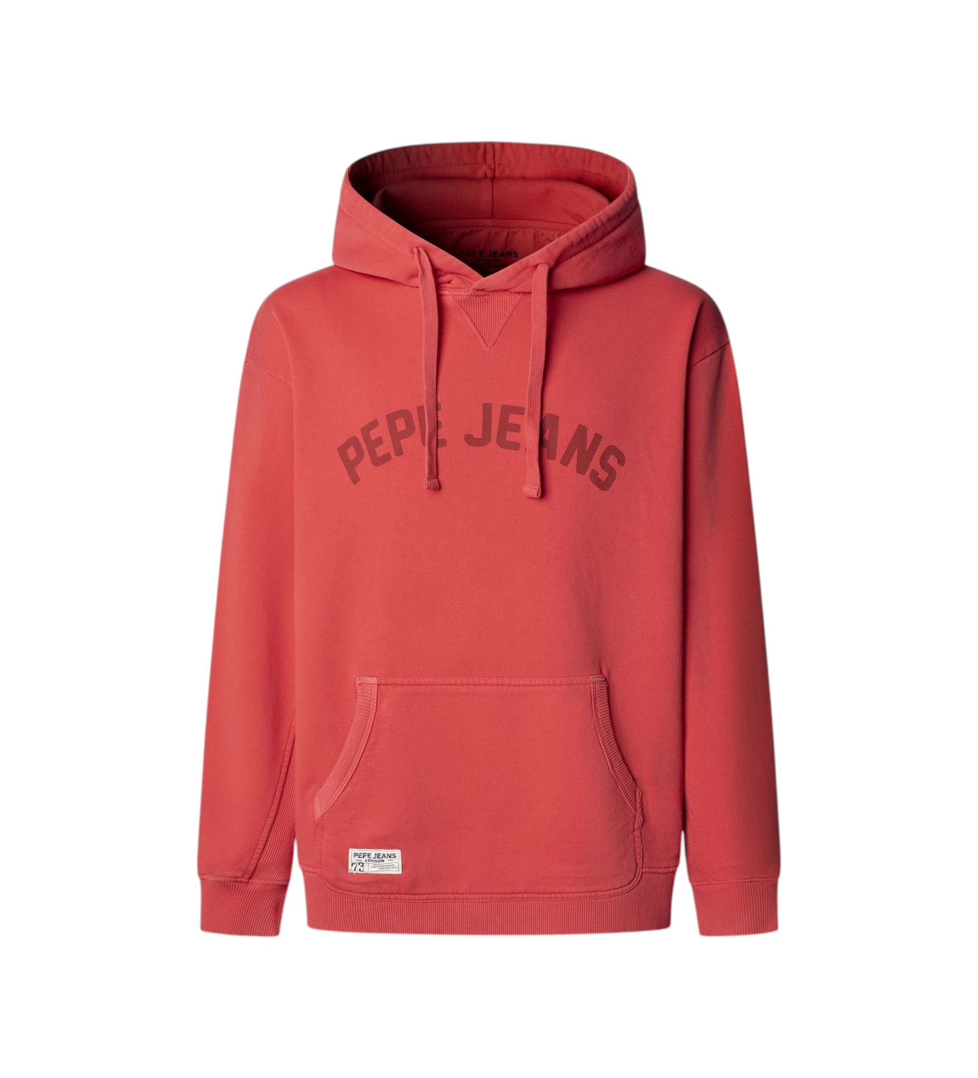 Pepe Jeans für Herren. PM5800145 Gio rotes Sweatshirt (M), Lässig, Baumwolle